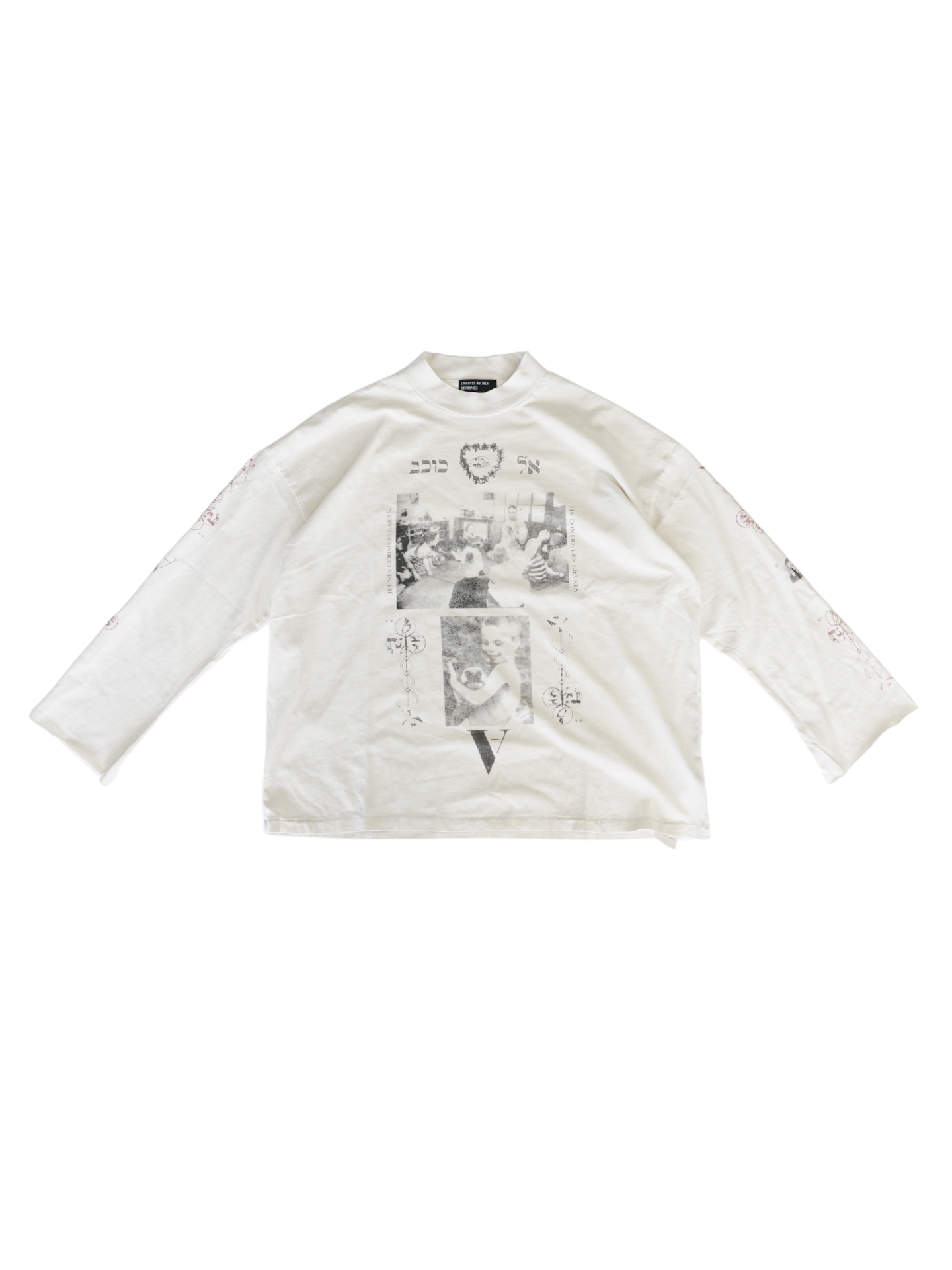 ERD Cherry Mock L/S Long Sleeve Tee - L