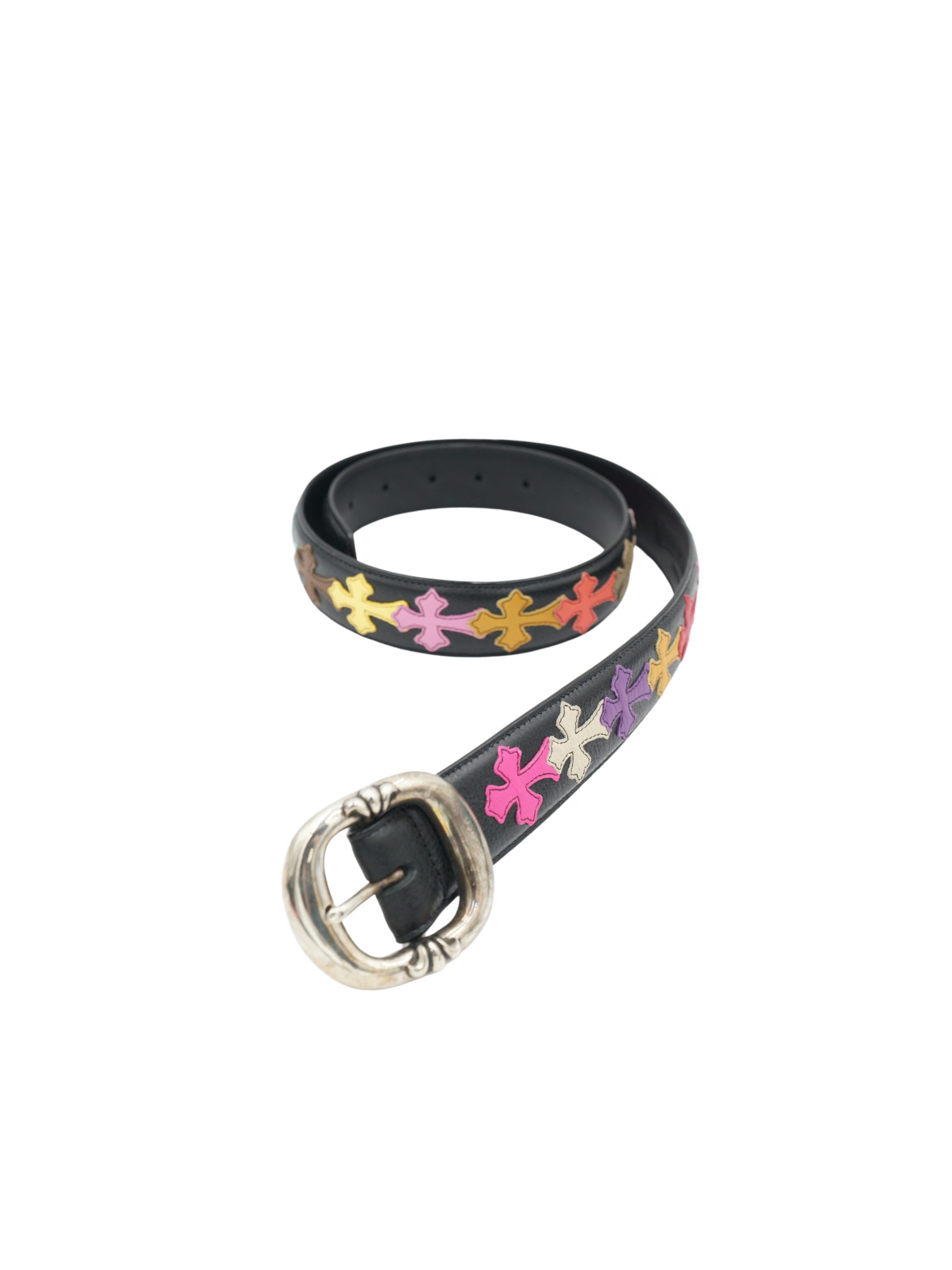 Chrome Hearts Gunslinger Multicolor Cross Patch Belt - 36