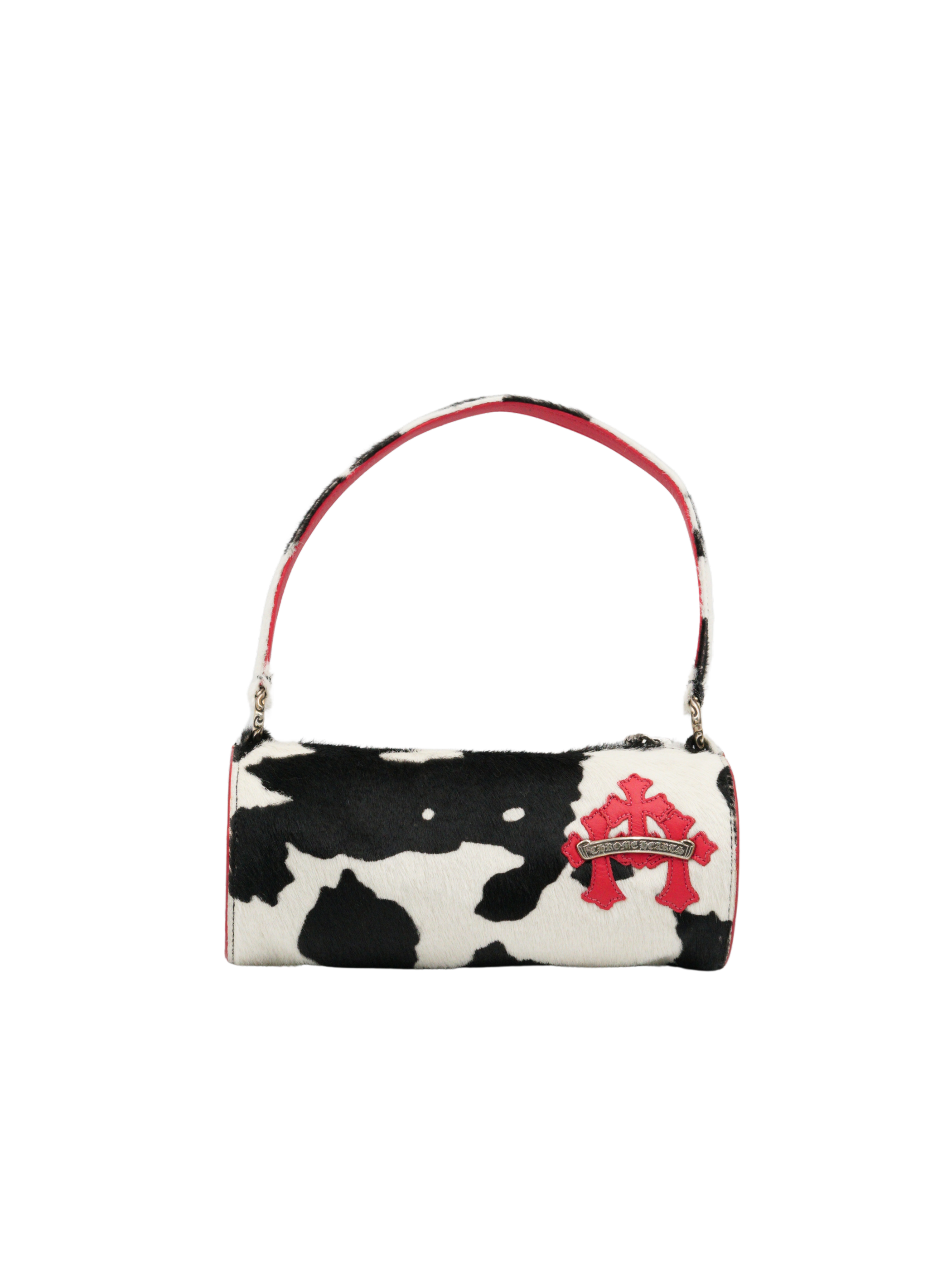 Chrome Hearts Pony Hair Cow Stripe Grinds Mini Handbag