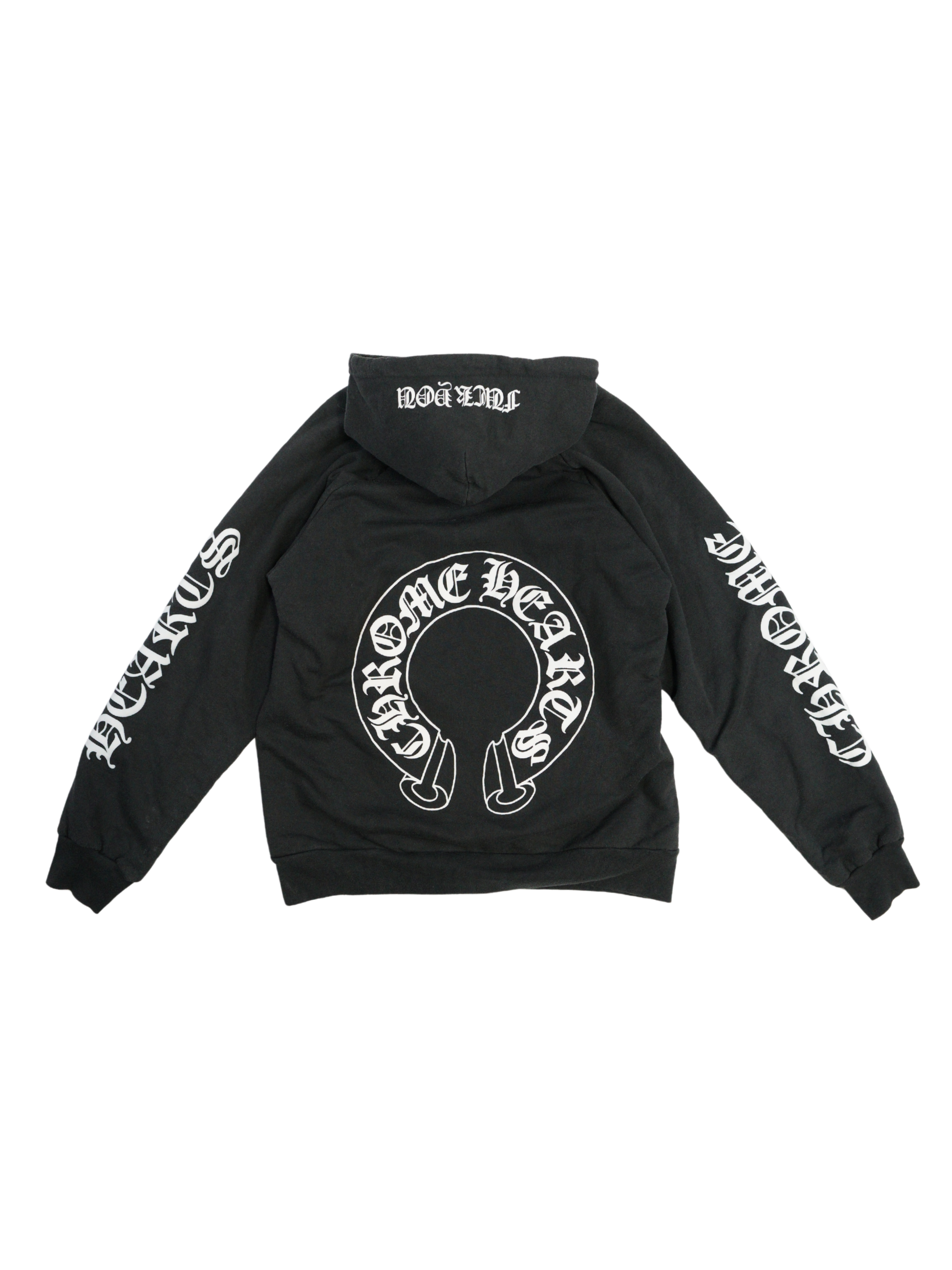Chrome Hearts Vintage Fuck You Horseshoe Thermal Hoodie - M