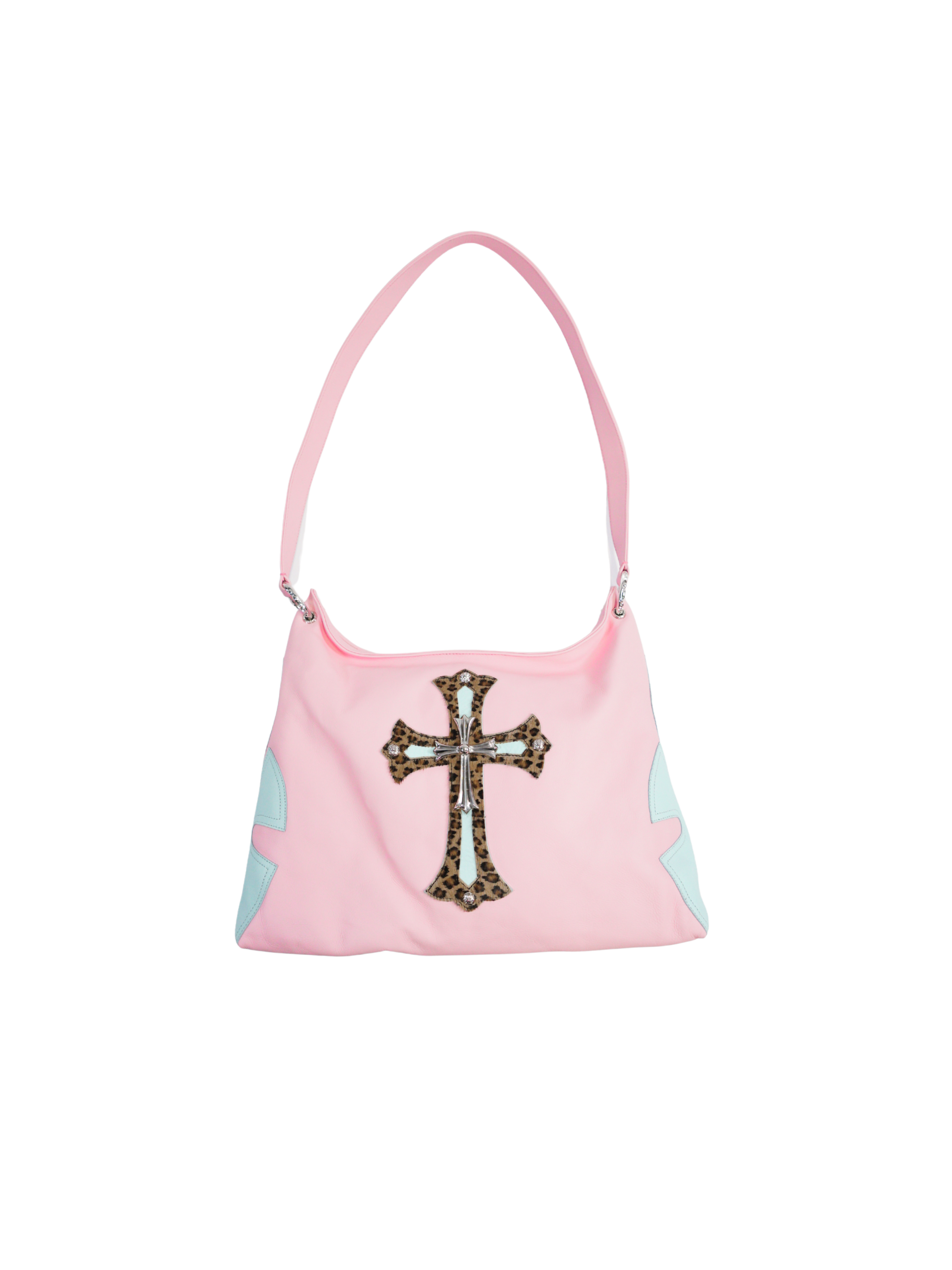 Chrome Hearts Embellished Cross Patch Lyon Bag