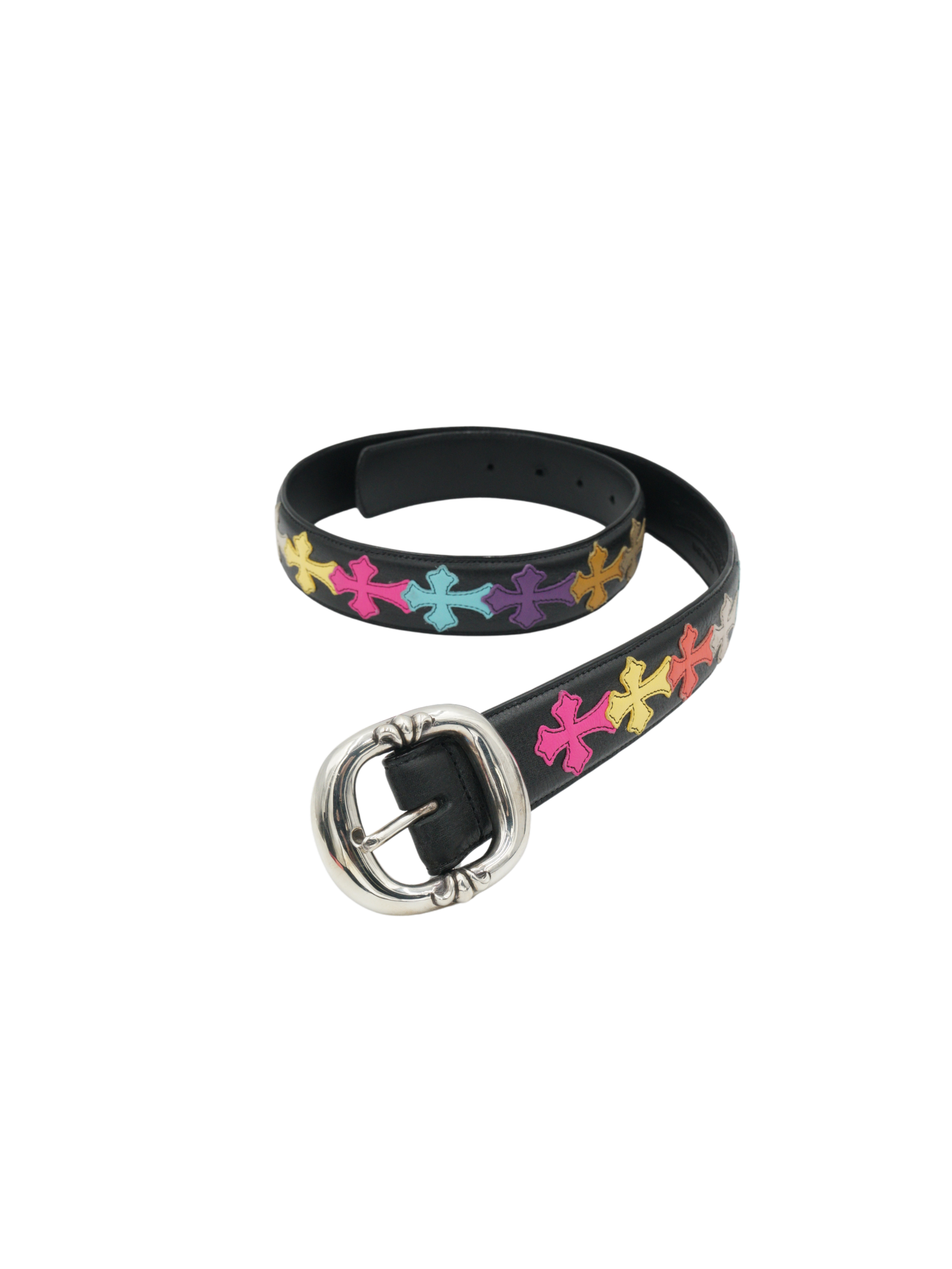 Chrome Hearts Gunslinger Multicolor Cross Patch Belt