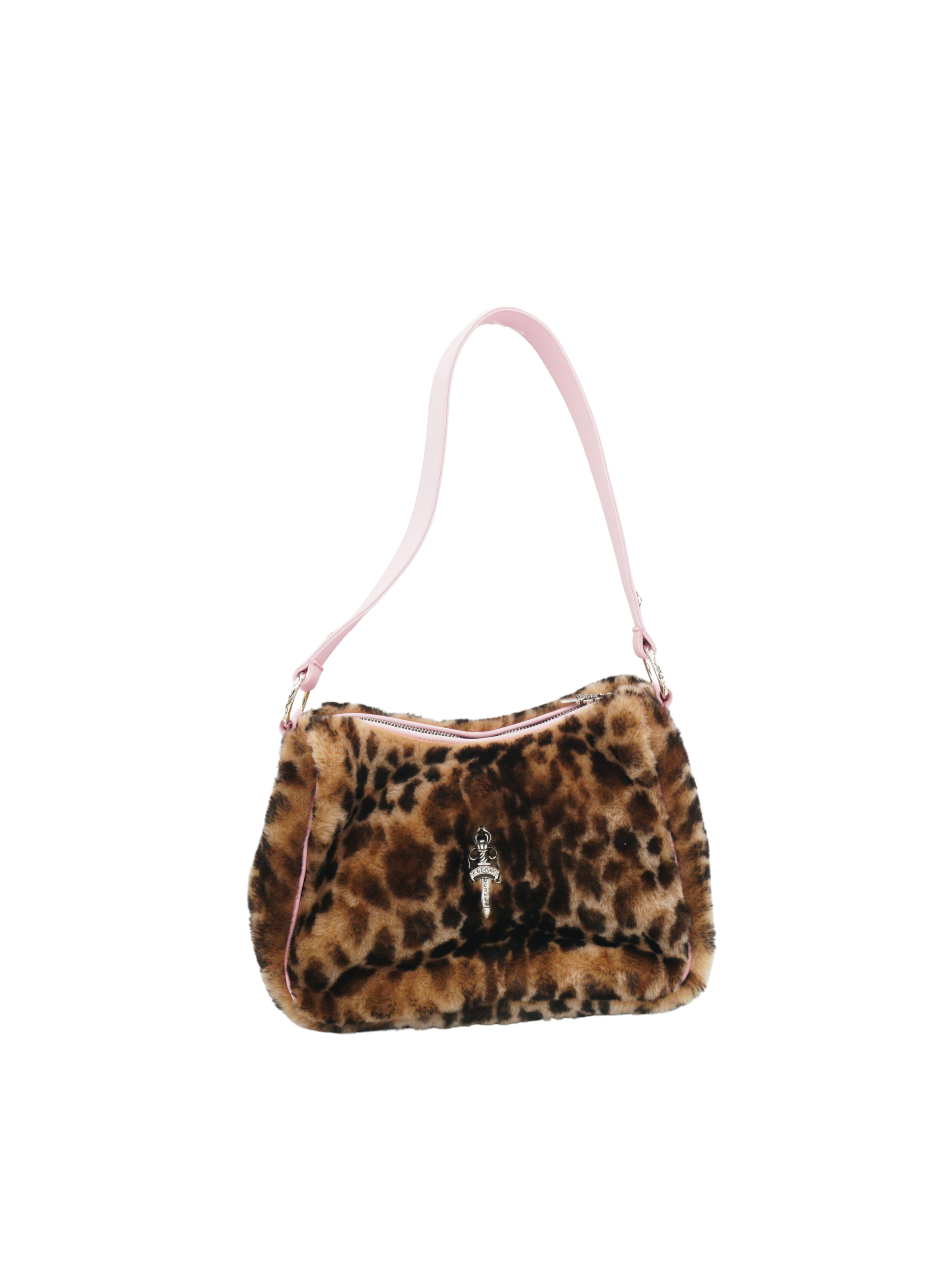 Chrome Hearts Faux Fur Dagger Embellished Chicken Nugget Bag