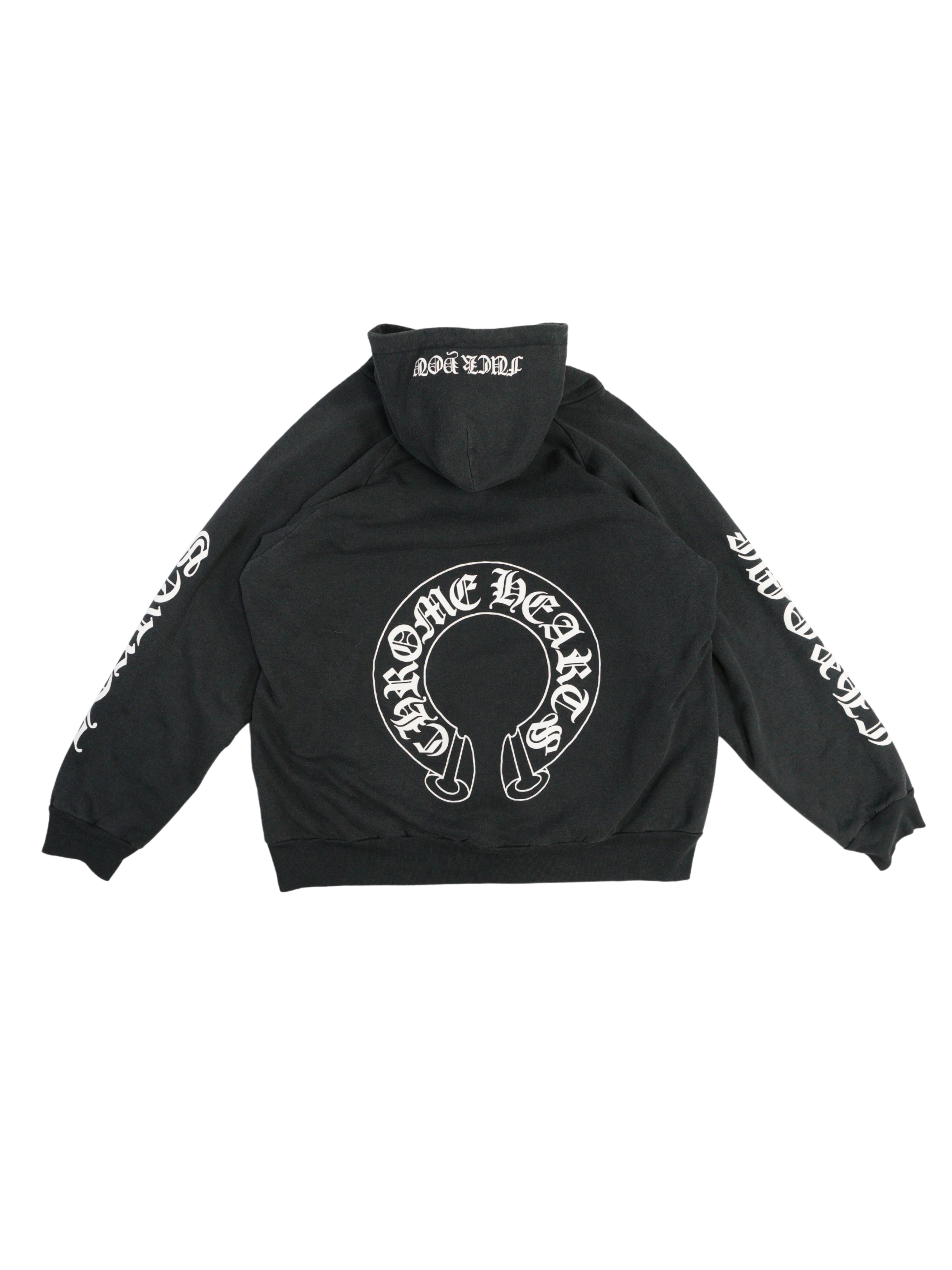Chrome Hearts Vintage Fuck You Horseshoe Thermal Hoodie - L