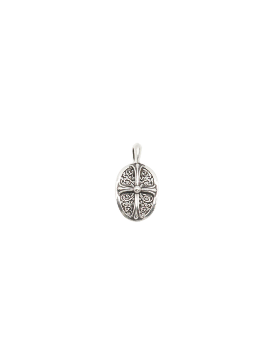 Chrome Hearts Classic Oval Pendant in Silver