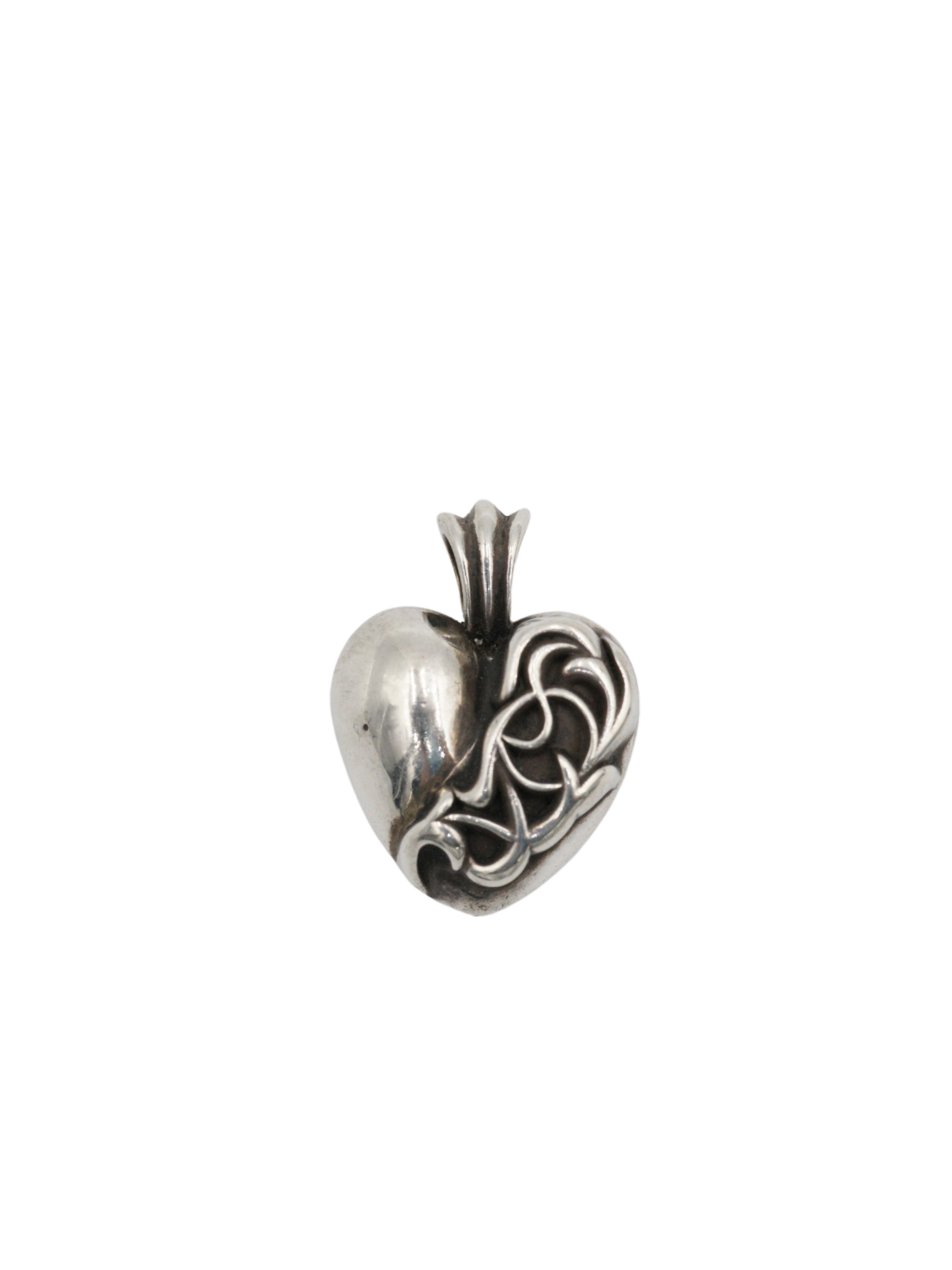 Chrome Hearts Las Vegas 2023 Exclusive Heart Silver Pendant