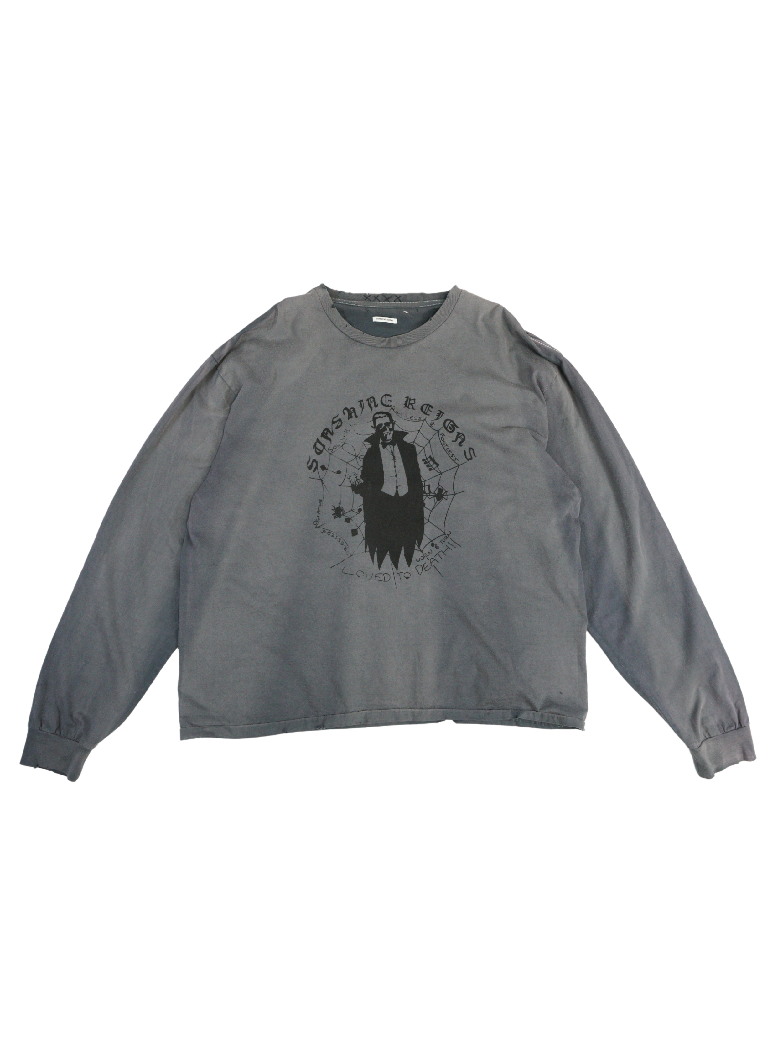 Sunshine Reigns Archive Long Sleeve Tee - Grey