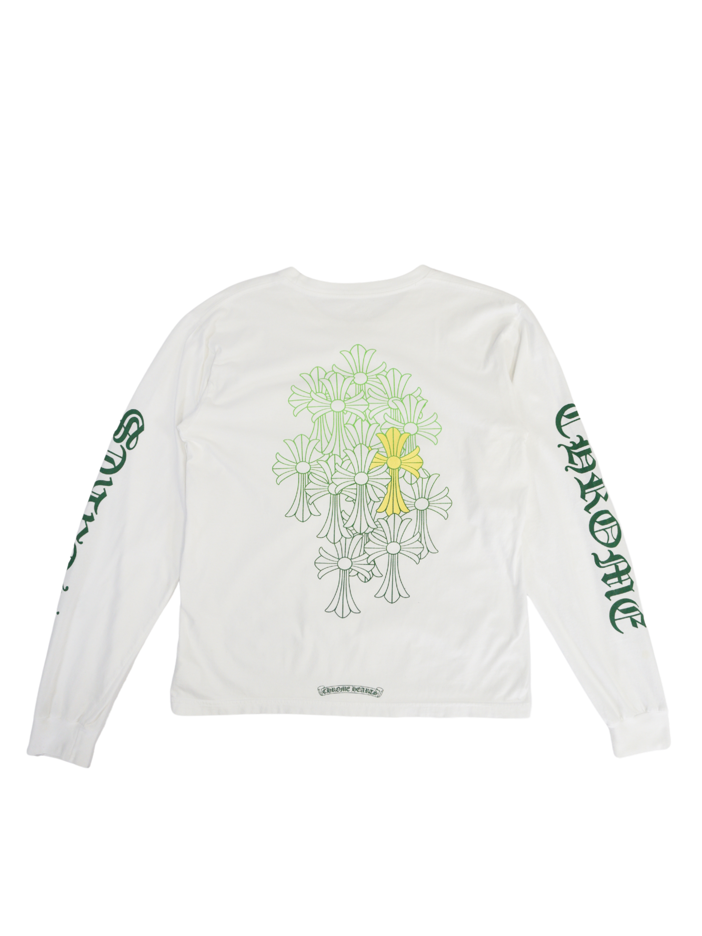 Chrome Hearts Vintage Multi Cross Cemetery Long Sleeve Shirt - M