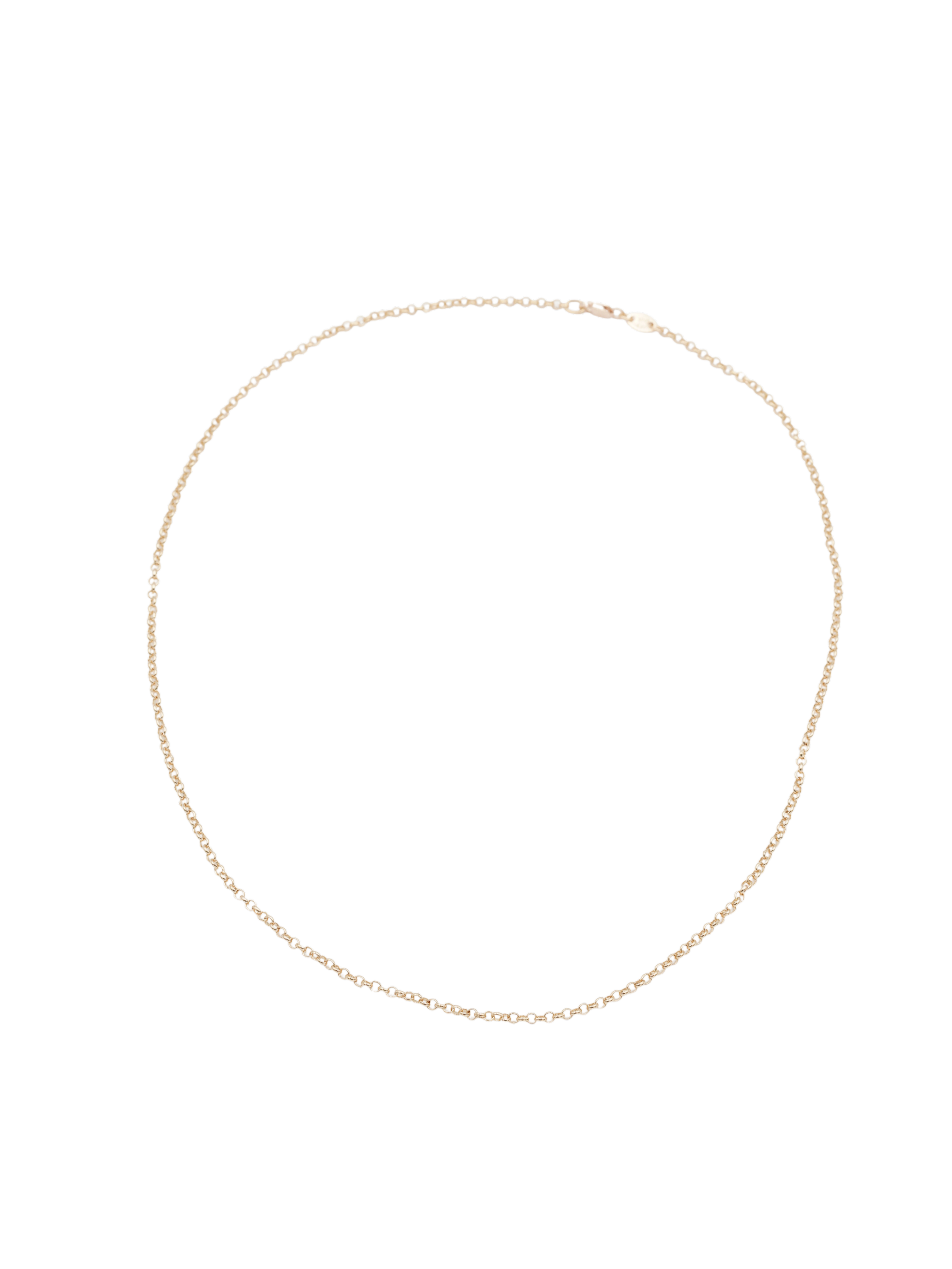 Chrome Hearts 22K Roll Chain Necklace