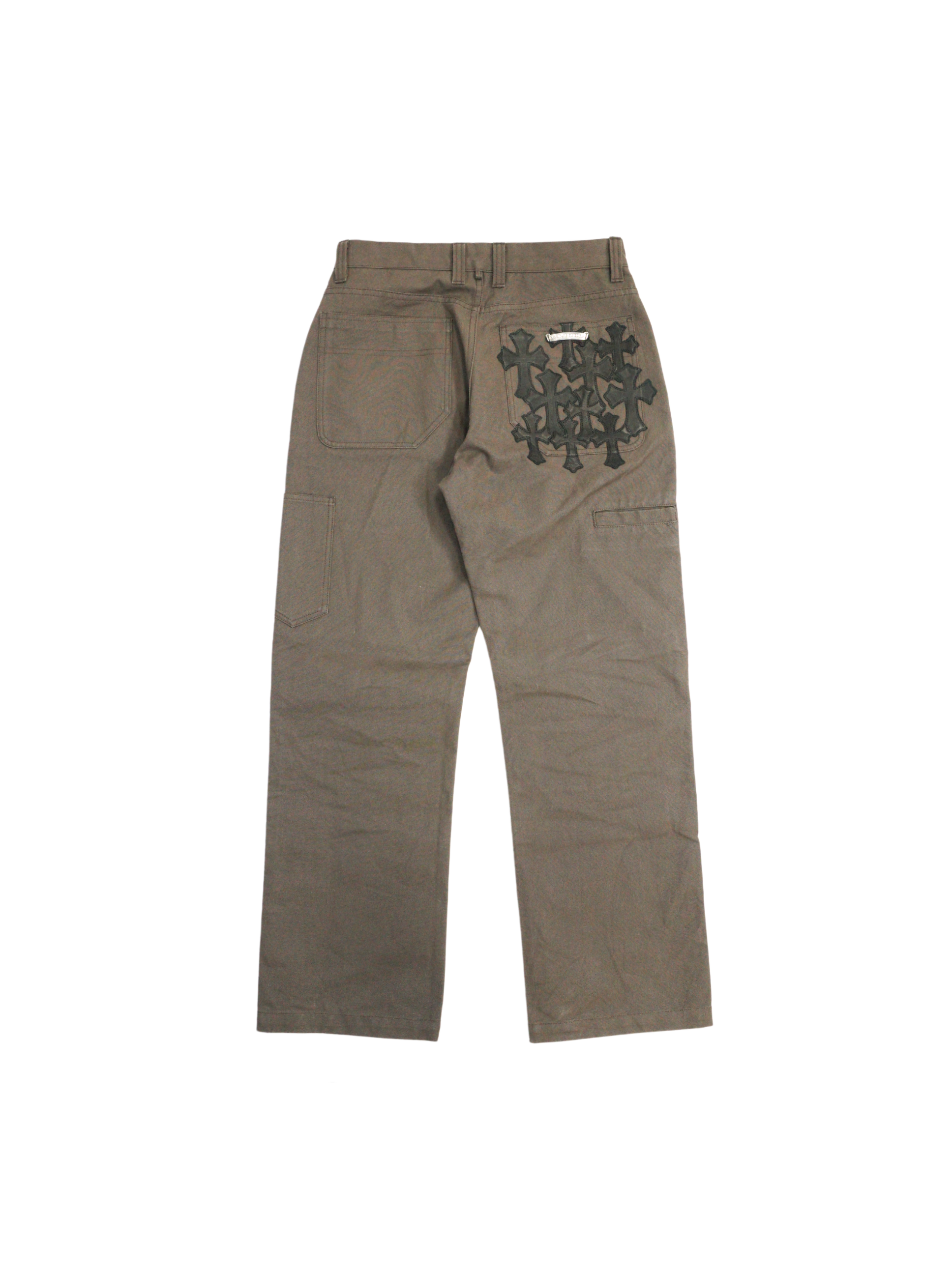 Chrome Hearts 'Brown' 13 Patch Work Pants - 36