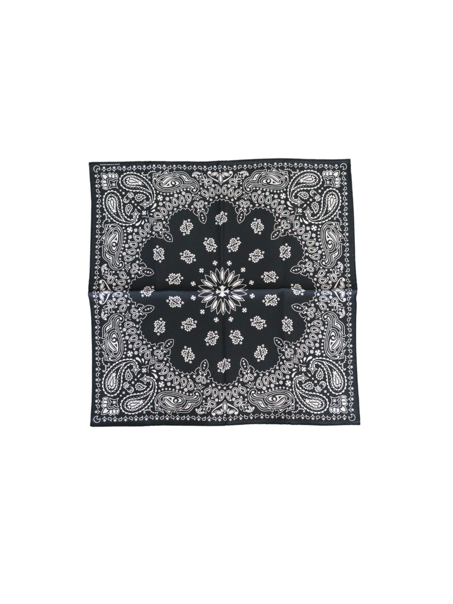 Chrome Hearts Silk Paisley Bandana Scarf