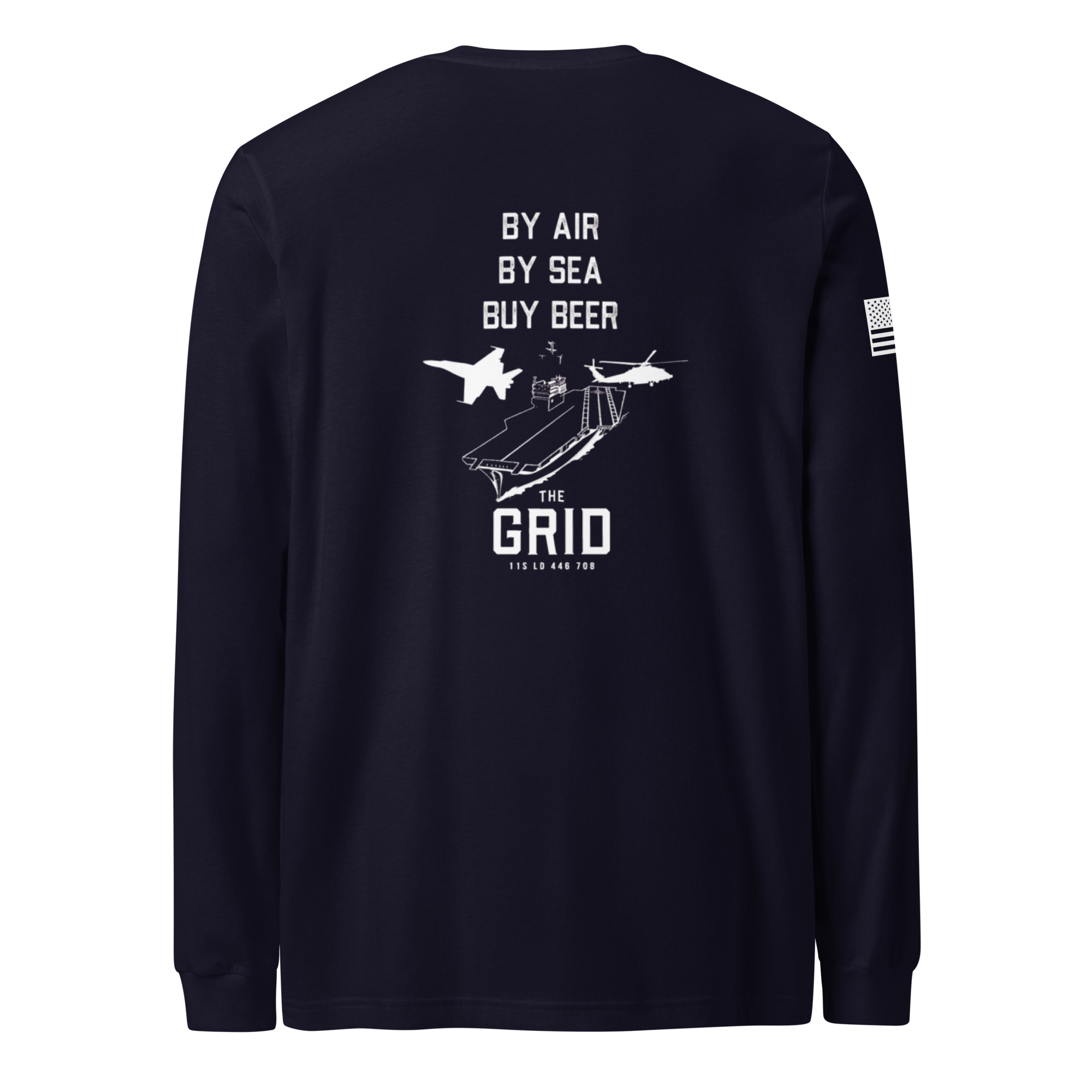 By Air By Sea Buy Beer Long Sleeve Unisex Tee