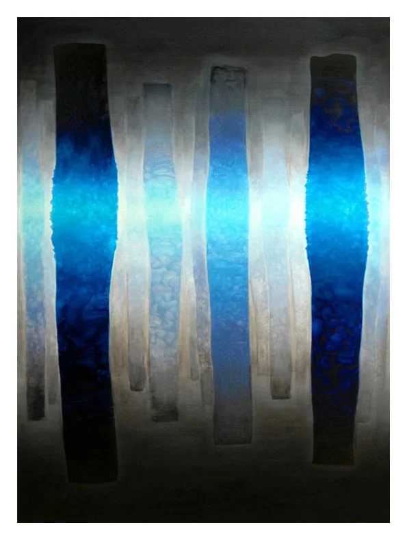 Open Blue, 2008, 56" x 42", oil on linen