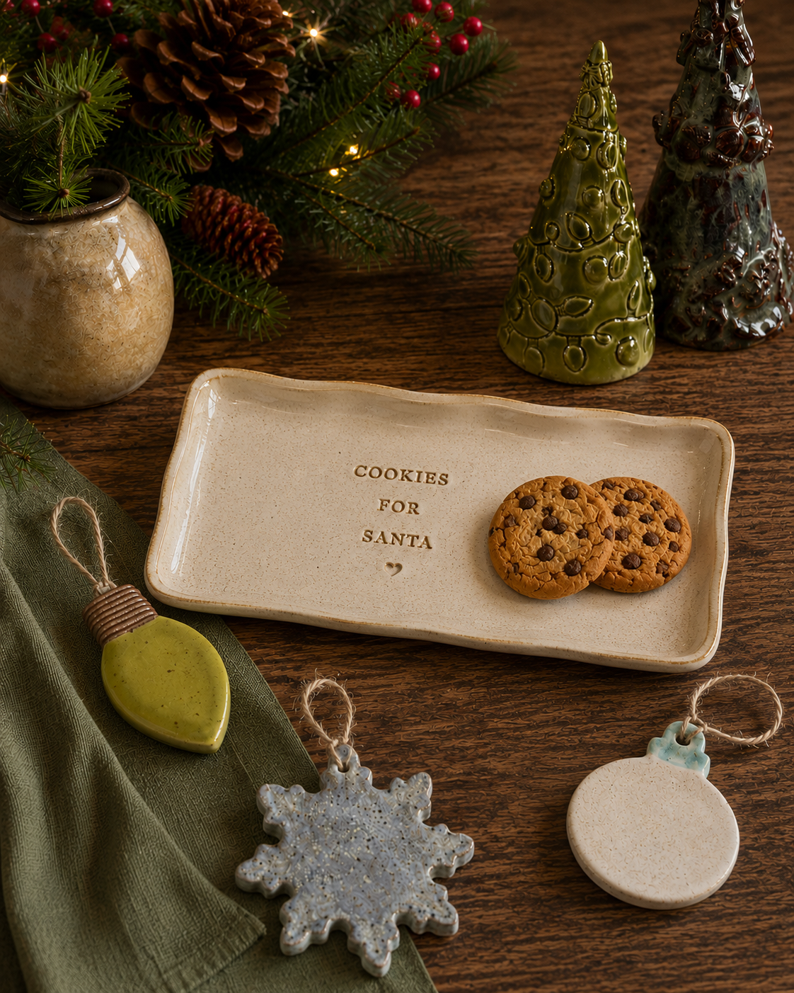 November - Christmas Ornaments and Santa Cookie Tray Workshop