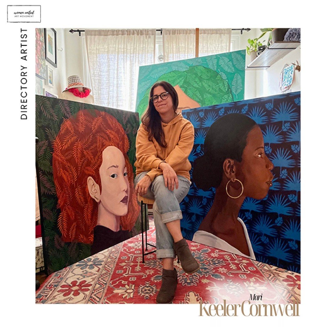 Really love and appreciate the community that @womenunited_art_movement is building. I'll be in their Artist, Mother, Proud &amp; Serious Magazine later this year and you can find me in their directory as well! Link in Bio &lt;3