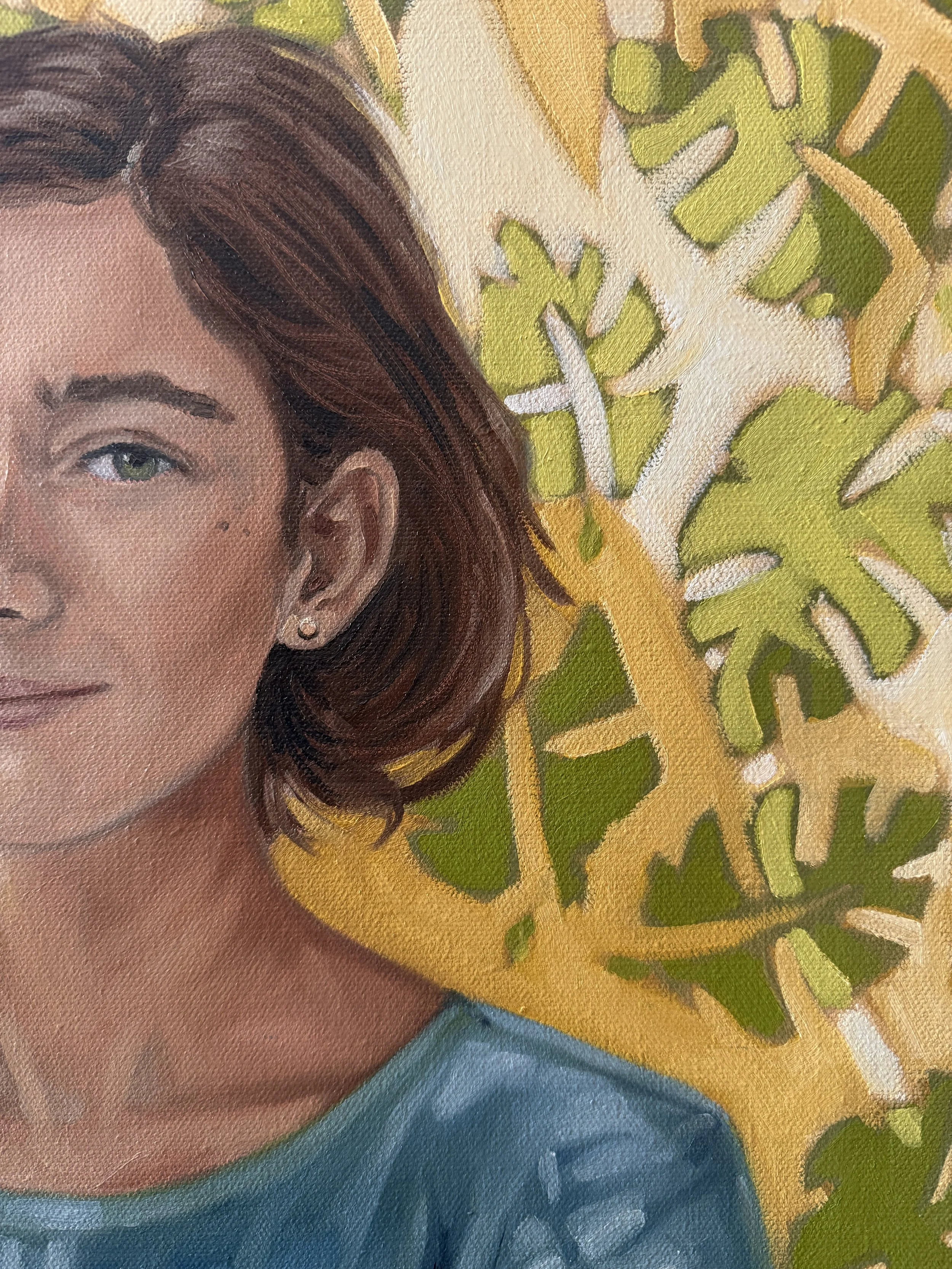 Lisa. 20x20in. Oil on Canvas.