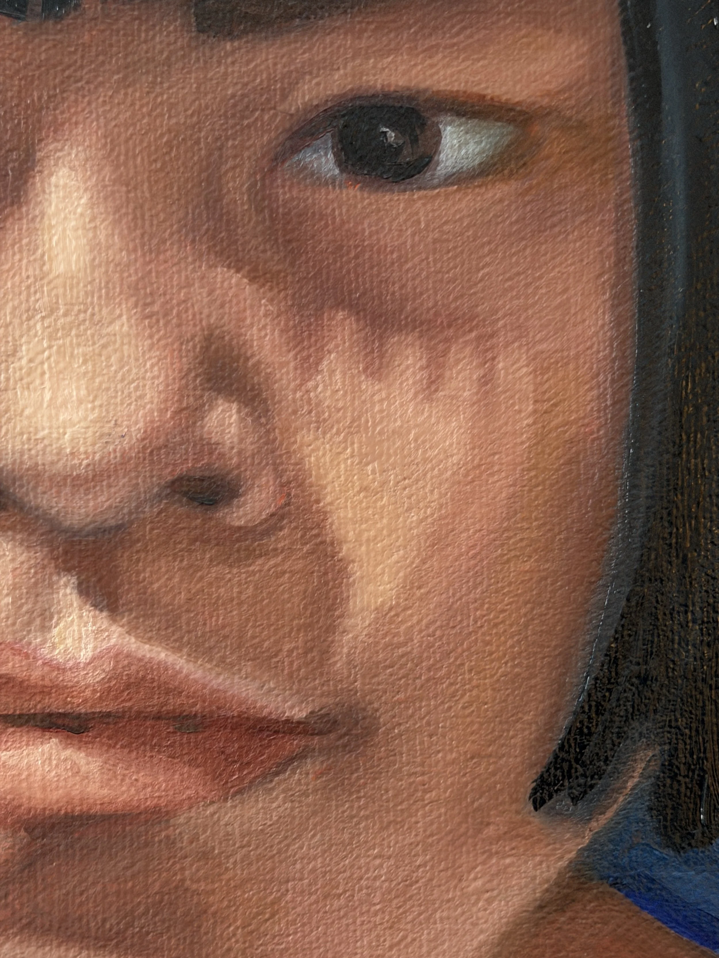 Xima by Mari Keeler Cornwell. 32x32in Oil on Canvas.