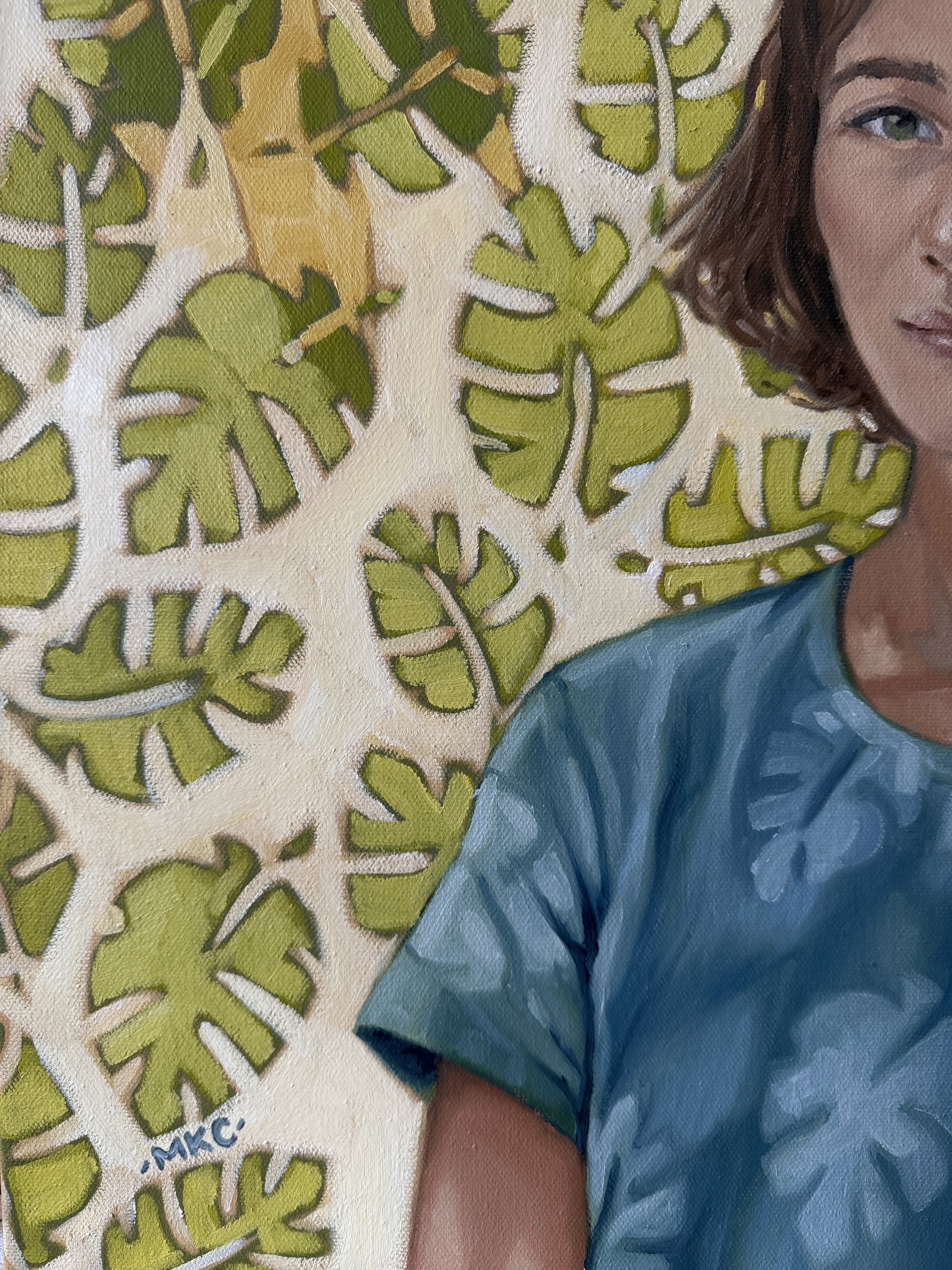 Lisa. 20x20in. Oil on Canvas.