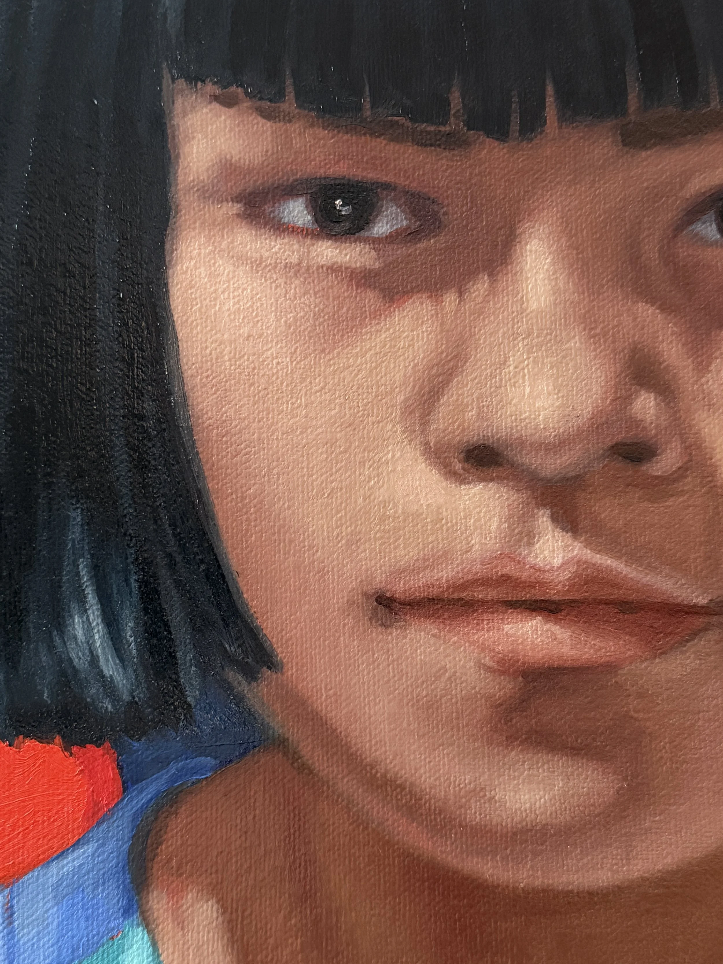 Xima by Mari Keeler Cornwell. 32x32in Oil on Canvas.