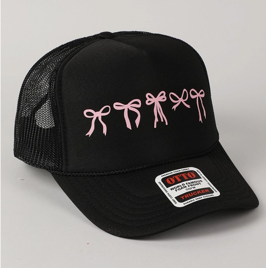 Variety Ribbon Bow Trucker Cap