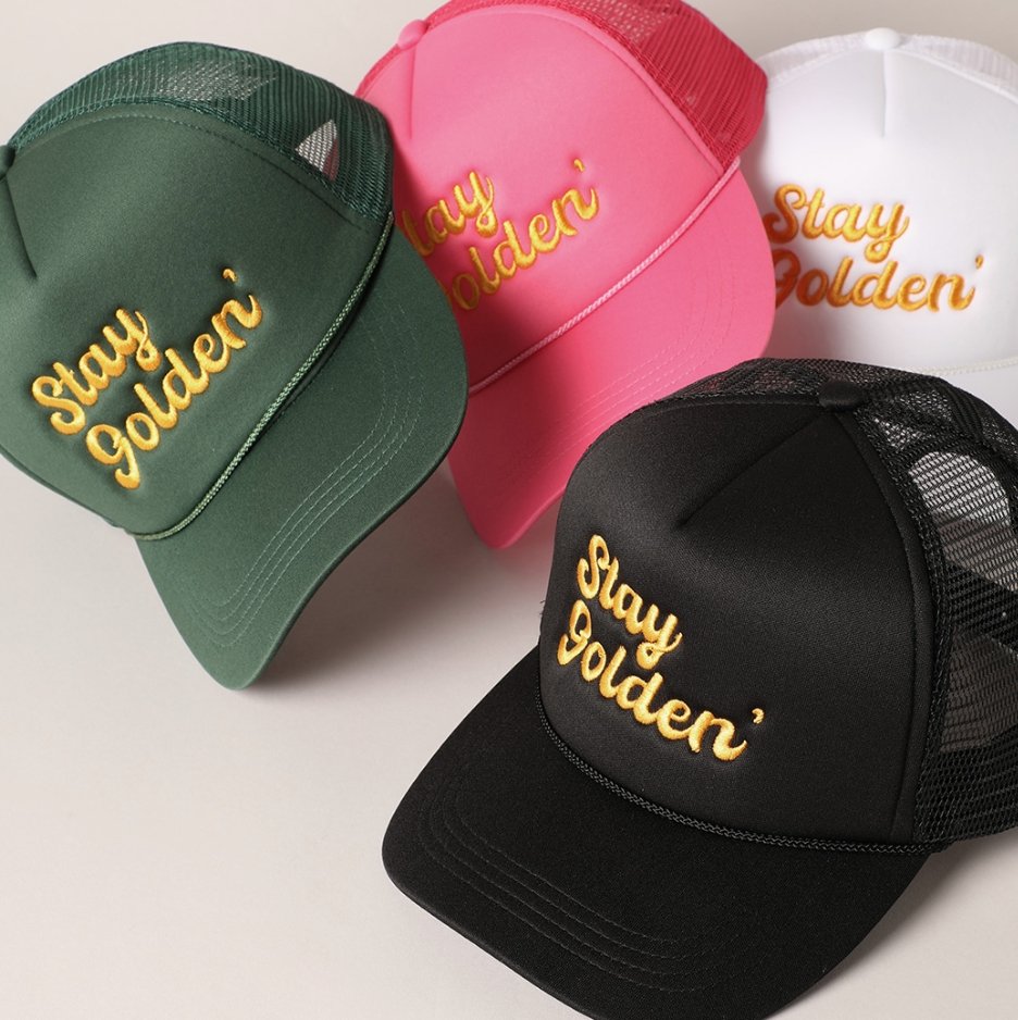 Stay Golden Trucker Cap