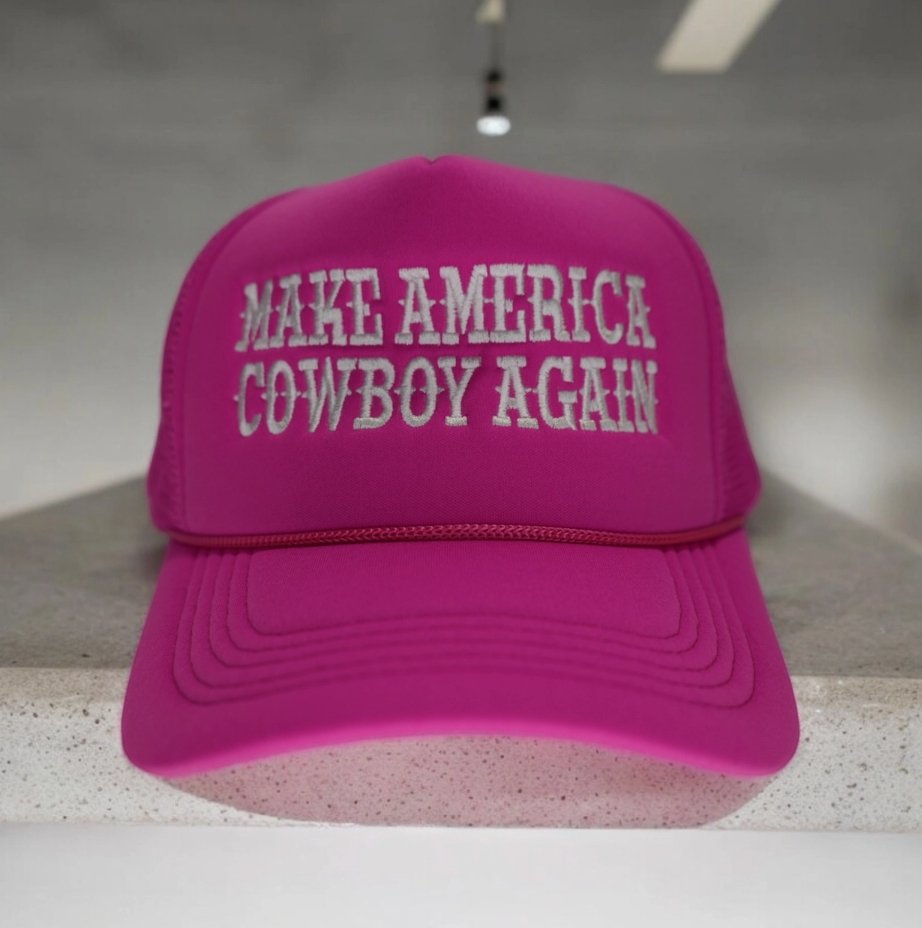 Make America Cowboy Again Trucker Cap