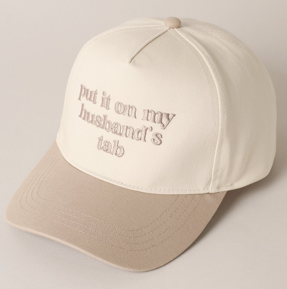 Put It On My Husband's Tab Cap