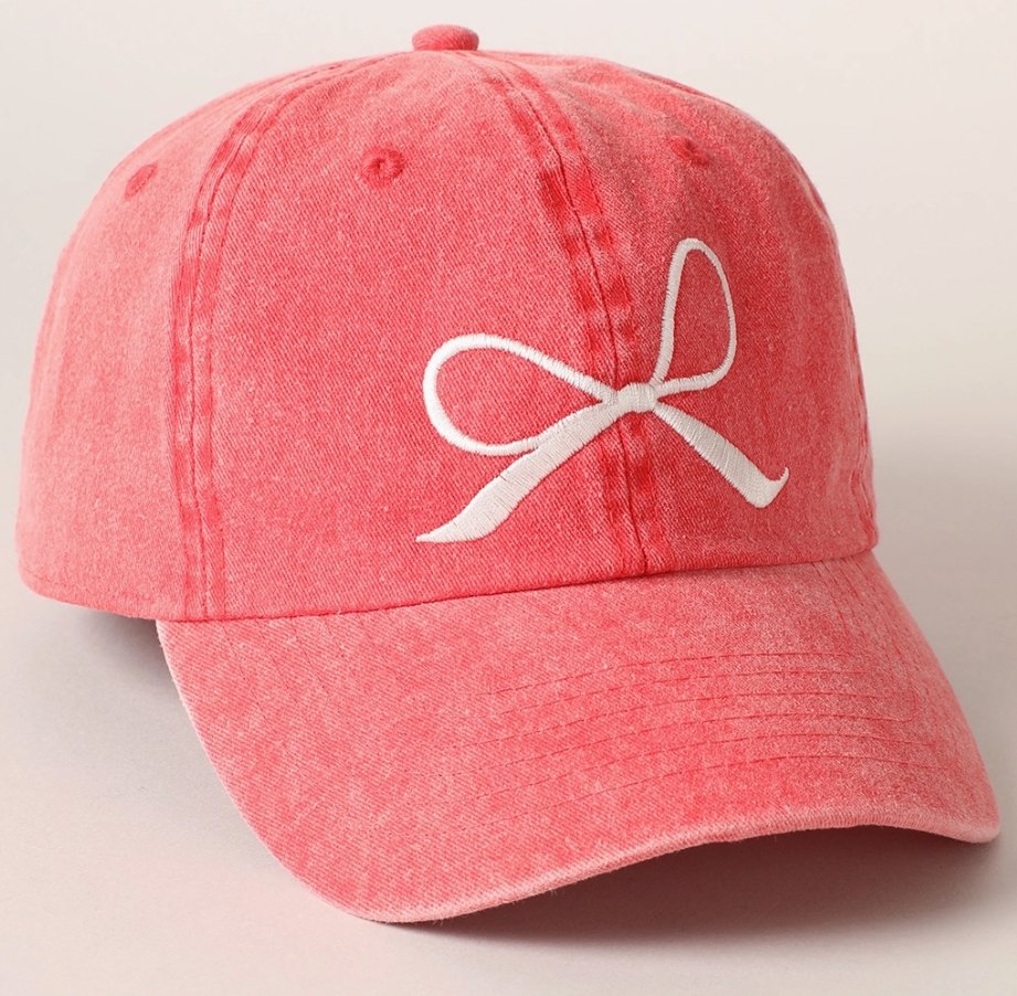 Red Bow Cap