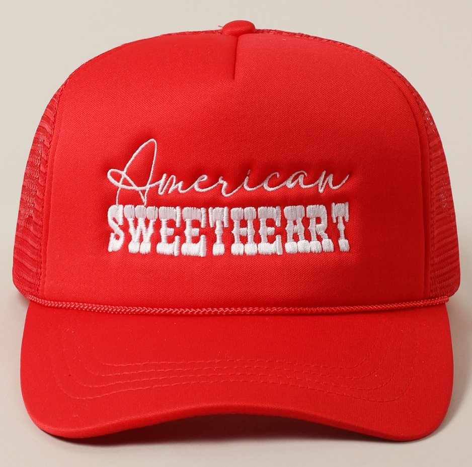 American Sweetheart Trucker Cap