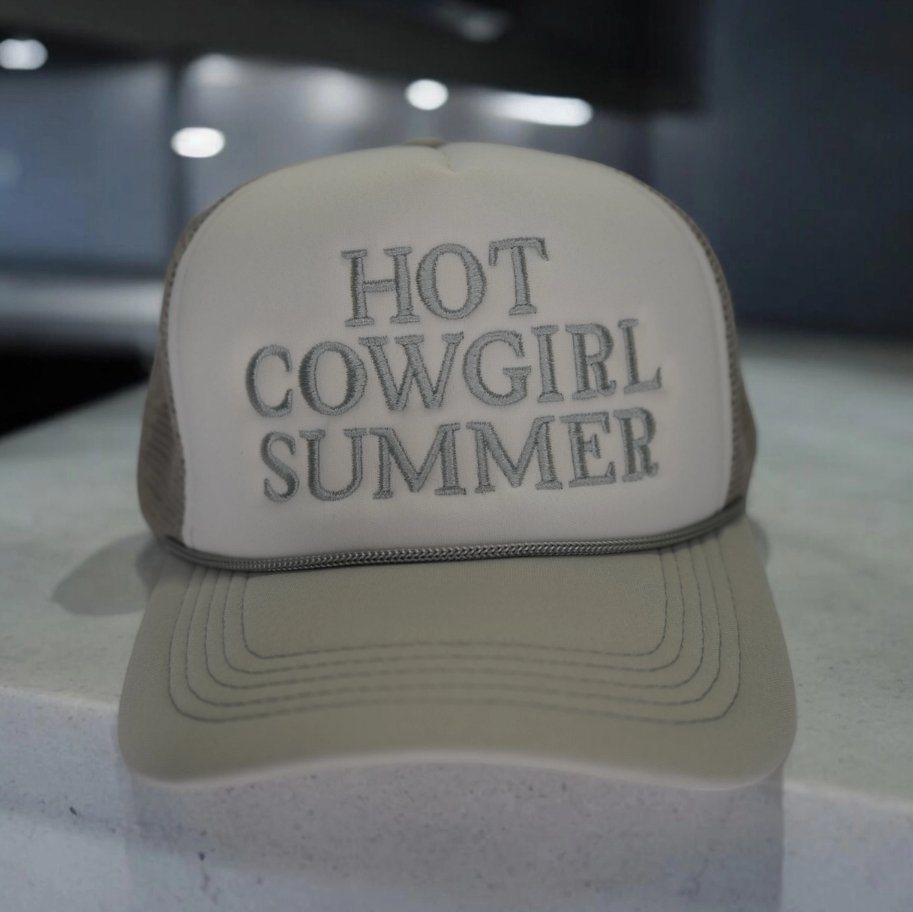 Hot Cowgirl Summer Trucker Cap