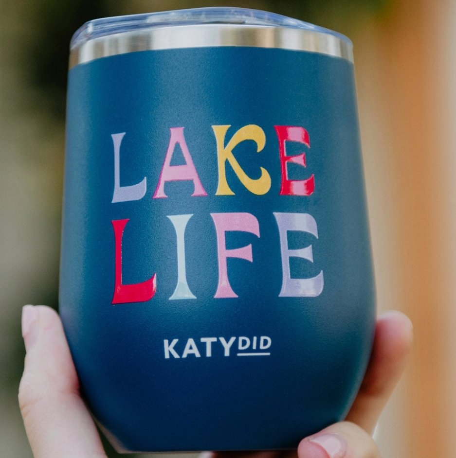 Lake Life Wine Tumbler