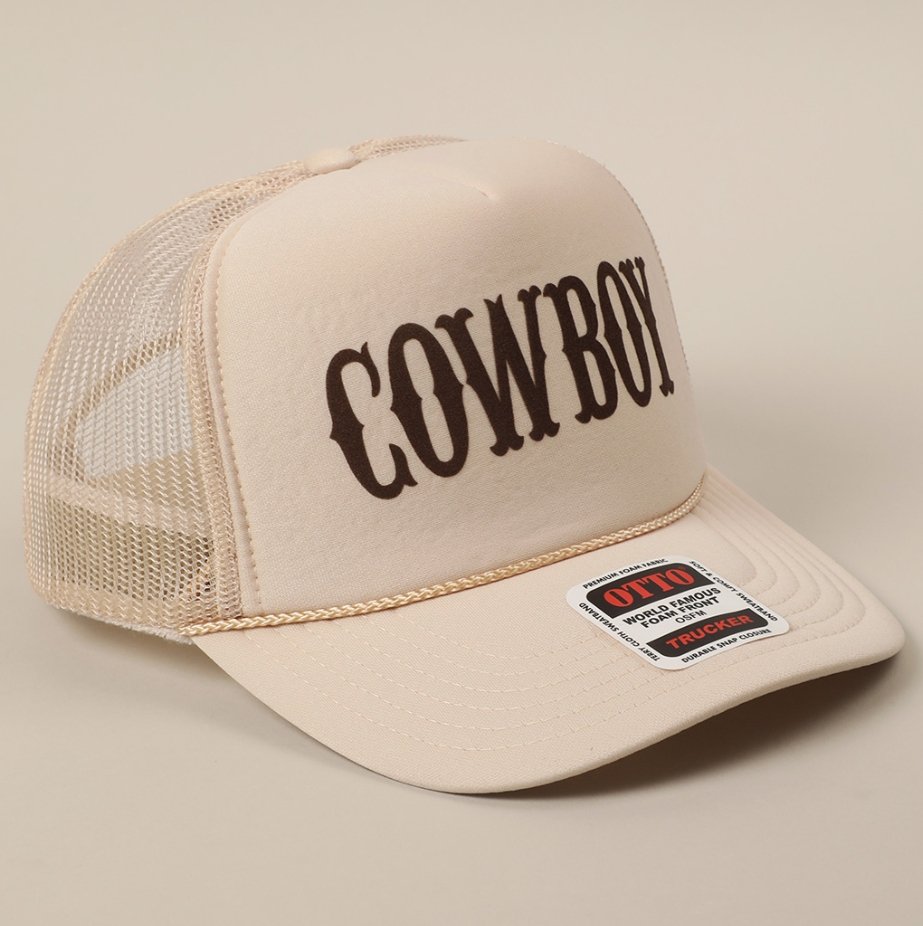 Cowboy Trucker Cap