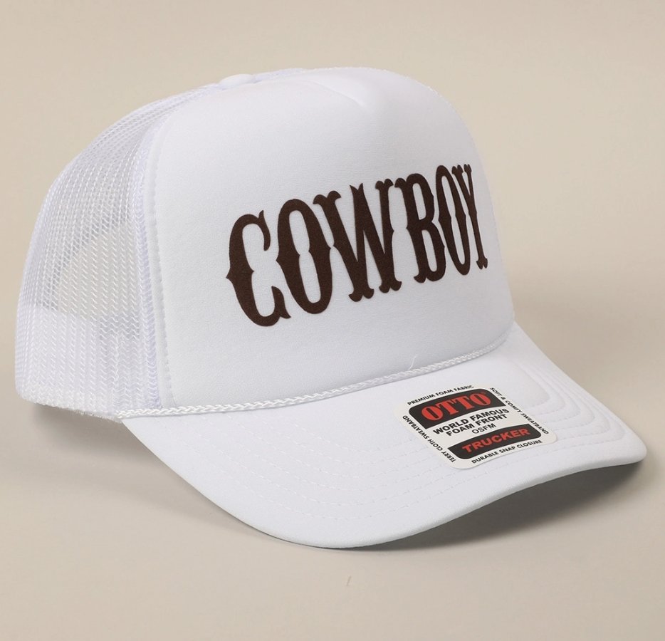 Cowboy Trucker Cap