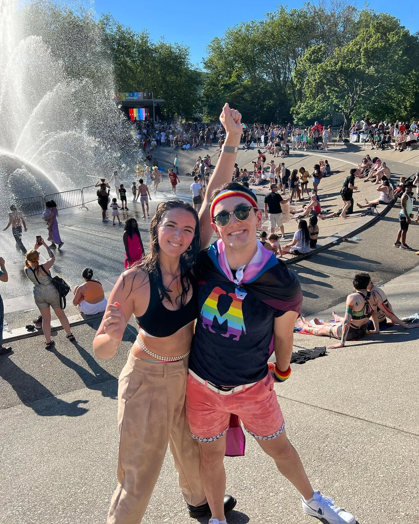 my first #pride 🏳️&zwj;🌈🌈