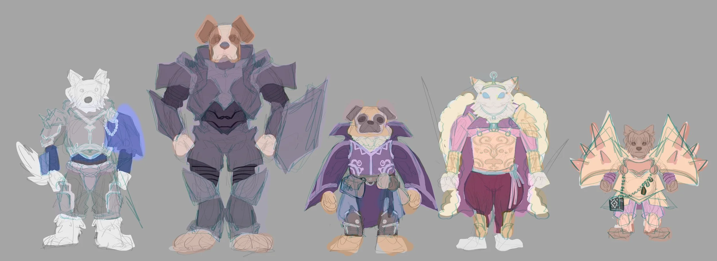 Lost Dogs Character Lineup