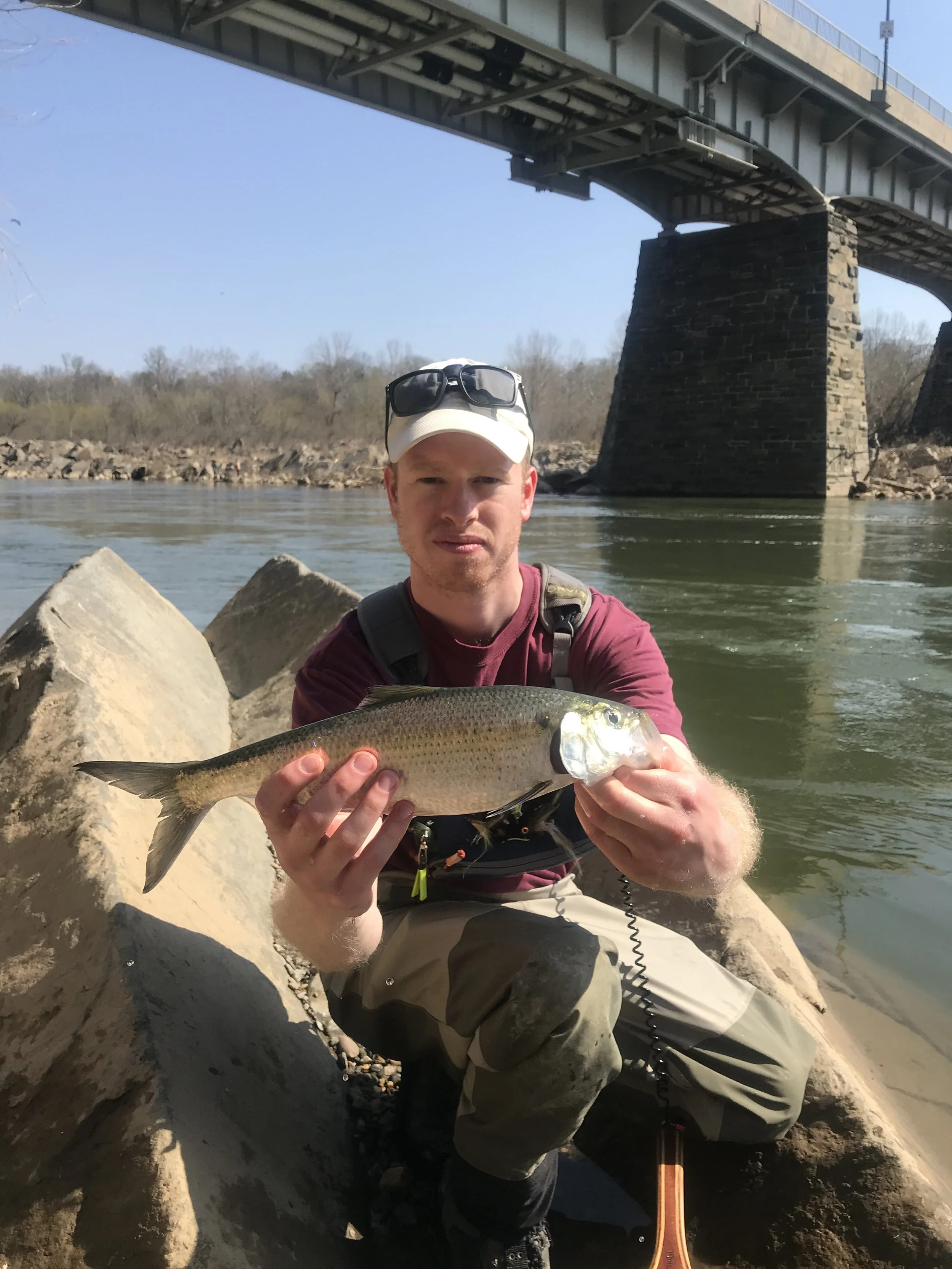 Fun to bump into Evan on the river. 