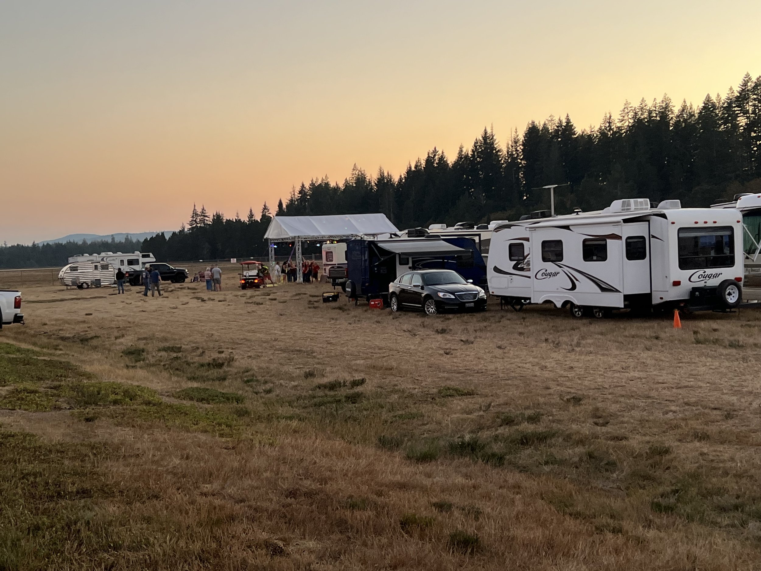 Camping at OysterFest