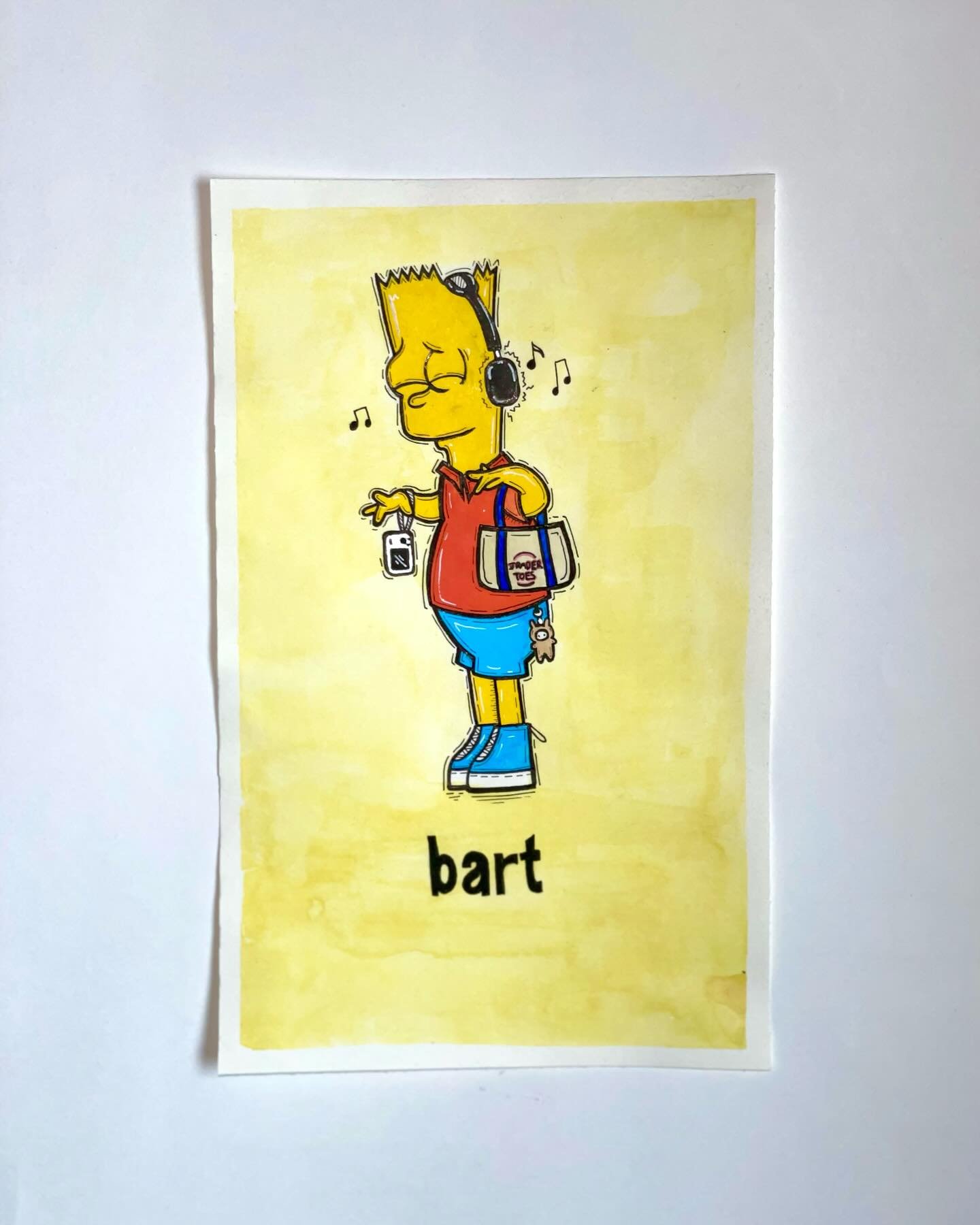 bart summer bxtches 
[watercolor, fineliner, posca markers, gellyroll]
.
.
.
#illustration #painting #watercolor #paint #art #fineart #drawing #posca #draw #color #brat #bart #cvnt #weee #yellow #bratsummer #fanart #simpson #bartsimpson #yippee #chic