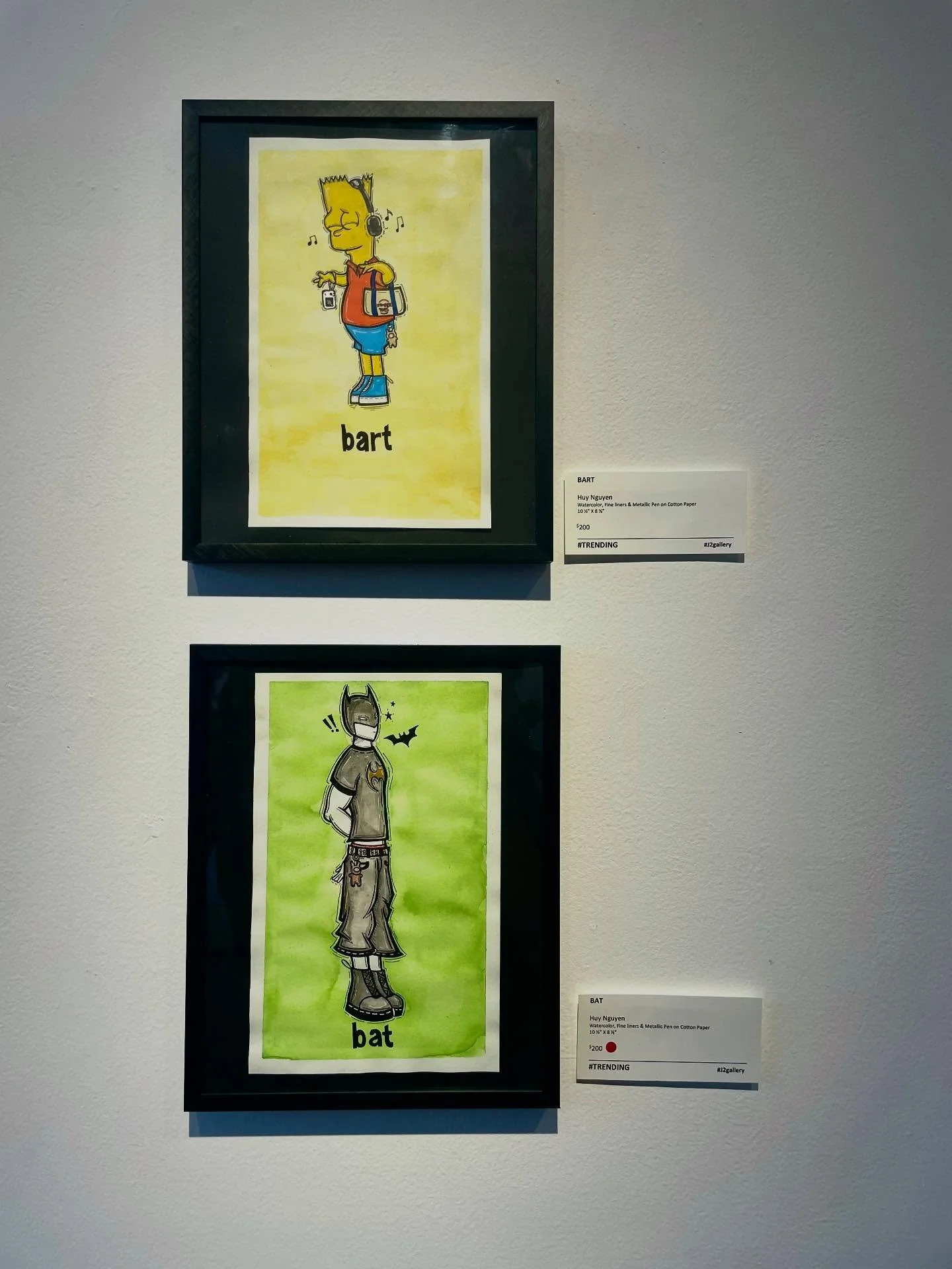 Grateful to have exhibited my work last weekend in @jacksonjunge &lsquo;TRENDING&rsquo; Group Exhibition! 
saur 🙏blessed🙏 to be part of the gallery and to share my art with a wider audience 💚
this is only the first of many more to come 😈
dank you