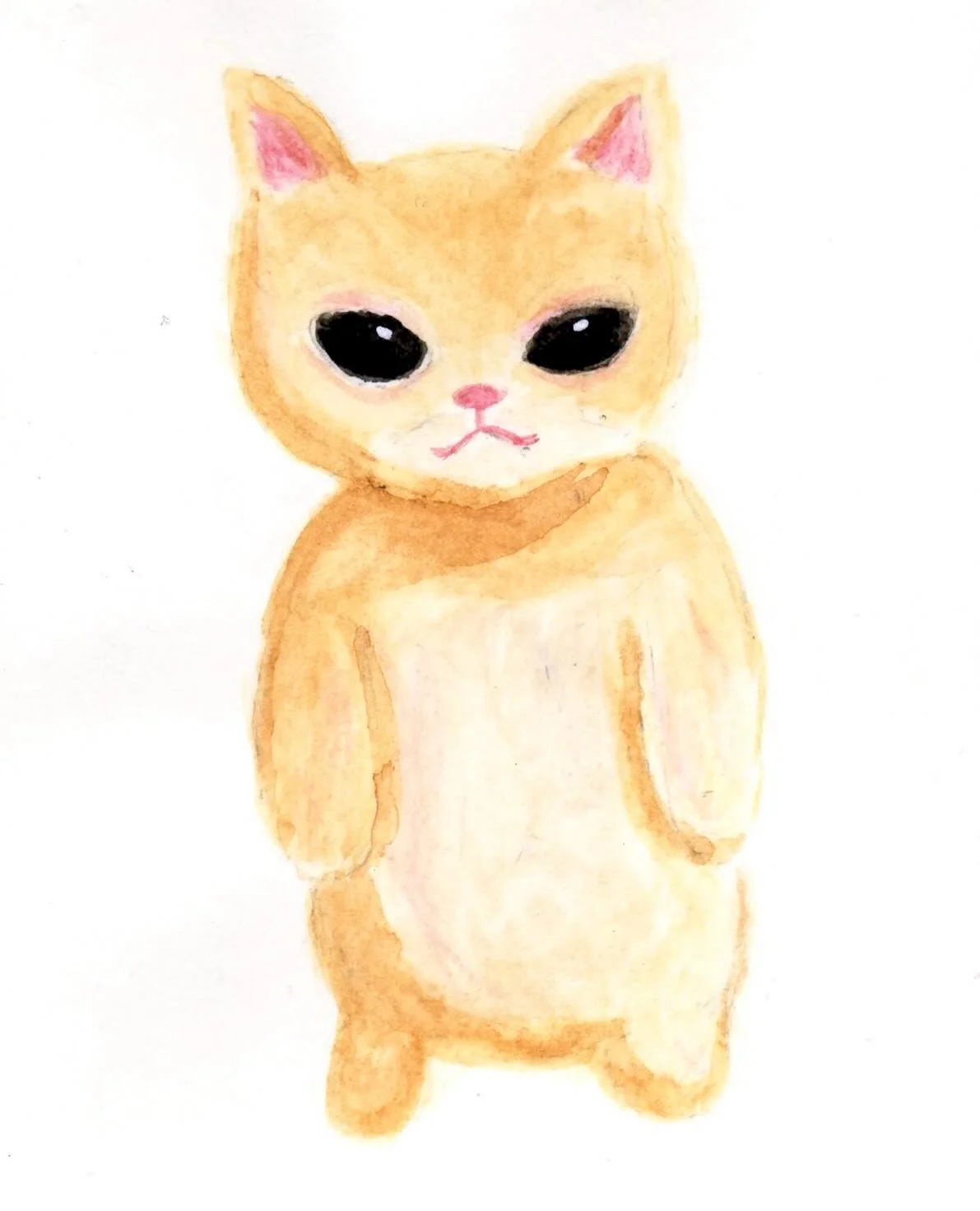 sometimes you don&rsquo;t know you&rsquo;re in the presence of a legend until they leave
[watercolor, gellyroll]
.
.
.
#digitaldisruptor2025 #weee #elgato #cat #meow
