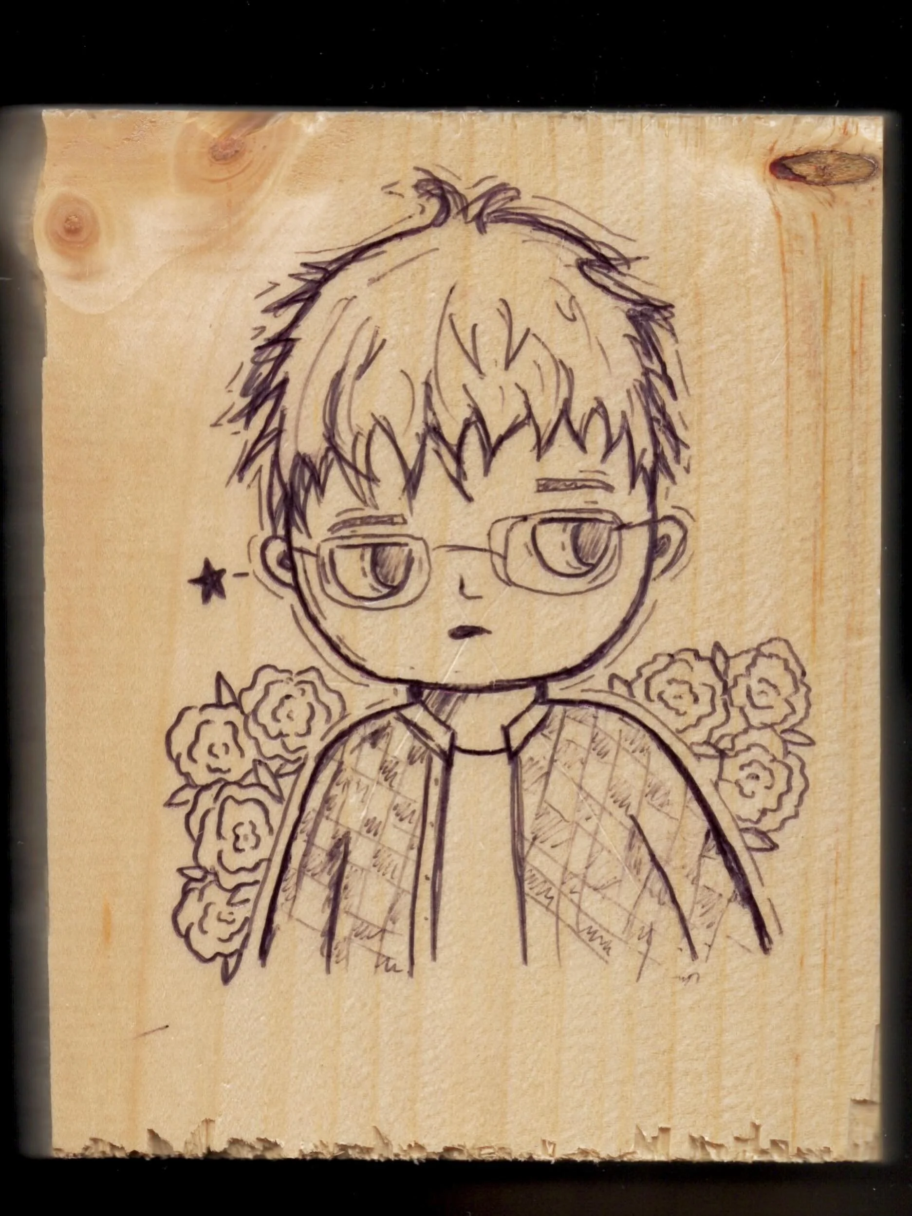 when life gives you wood boards, draw on it i guess
[pen]
.
.
.
#weeenur #weee #wooddrawing #illustration