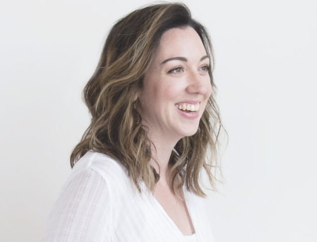 Andrea Leda, Washington-based Depth Coach and Wild Depths Coaching founder, a client who received brand messaging and copywriting support.