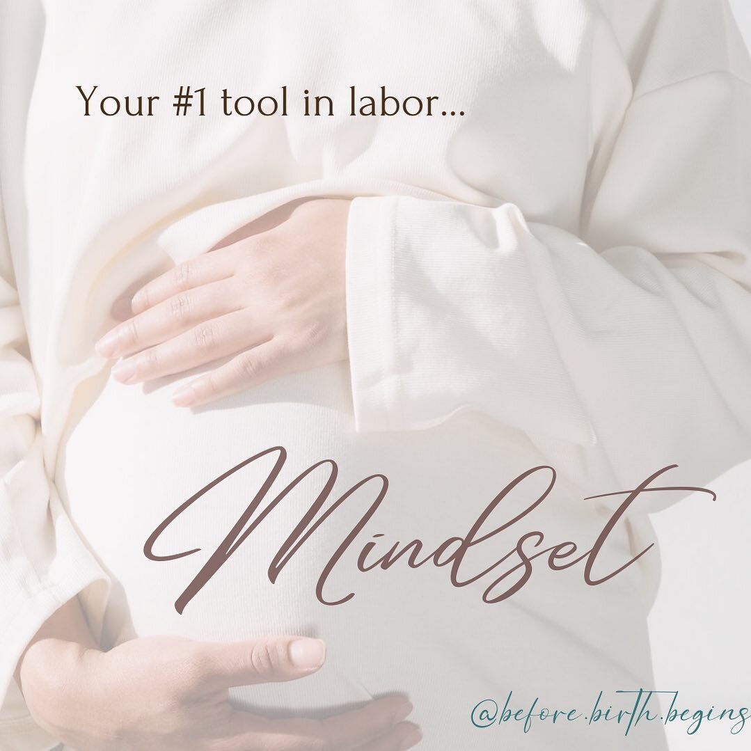 I always tell expectant Mamas wanting a natural labor that they&rsquo;re mindset is 90% of birth. 

You cannot go into labor with the idea that you are you to &ldquo;try&rdquo; for a an unmedicated labor. You need to go in with the mindset that you W