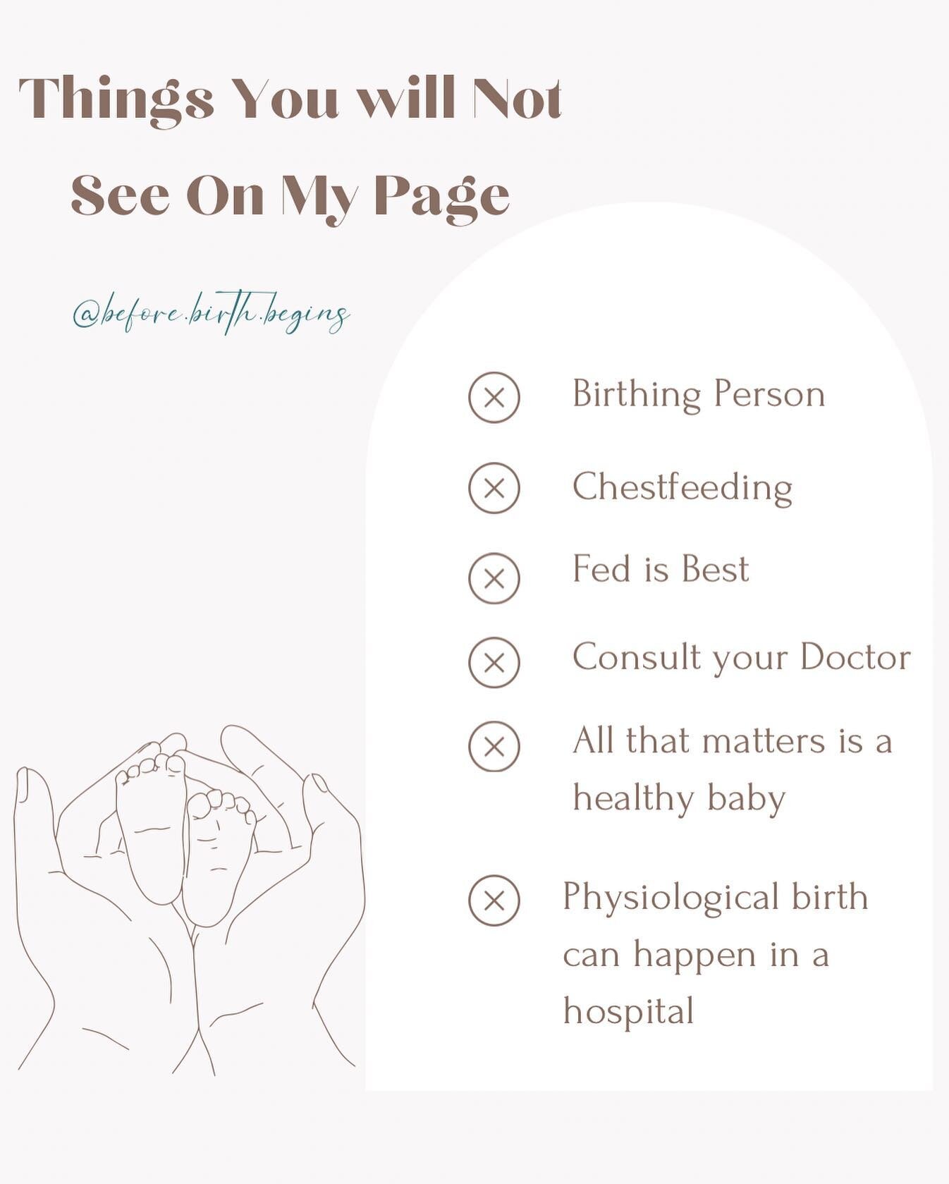 *Physiological birth CANNOT happen in a hospital 
(I&rsquo;m terrible about editing, sorry not sorry) 

I will not apologize for the things I believe in and the biases I have around birth. They are what make me, me. And they are why families choose m