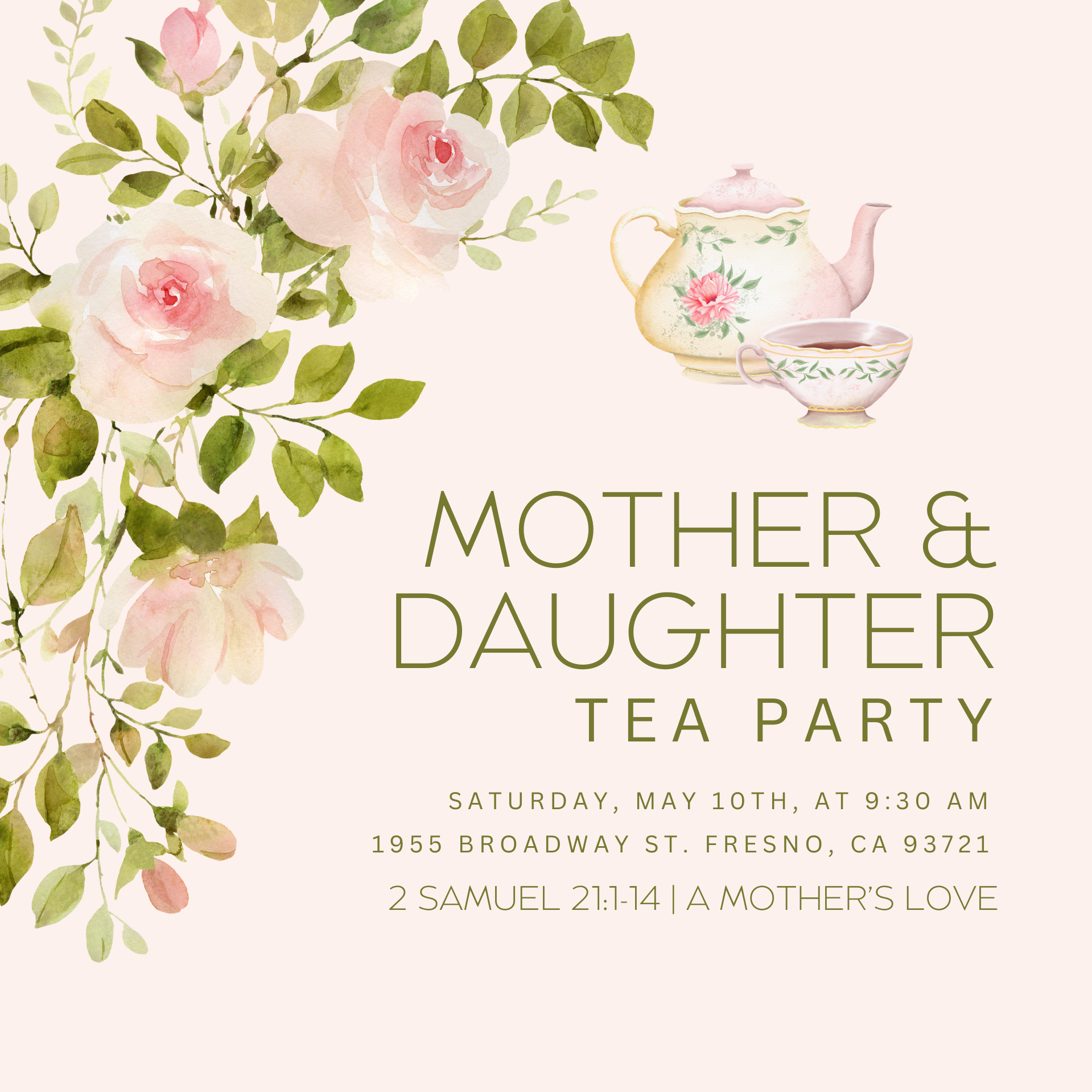 Mother Daughter Tea Party