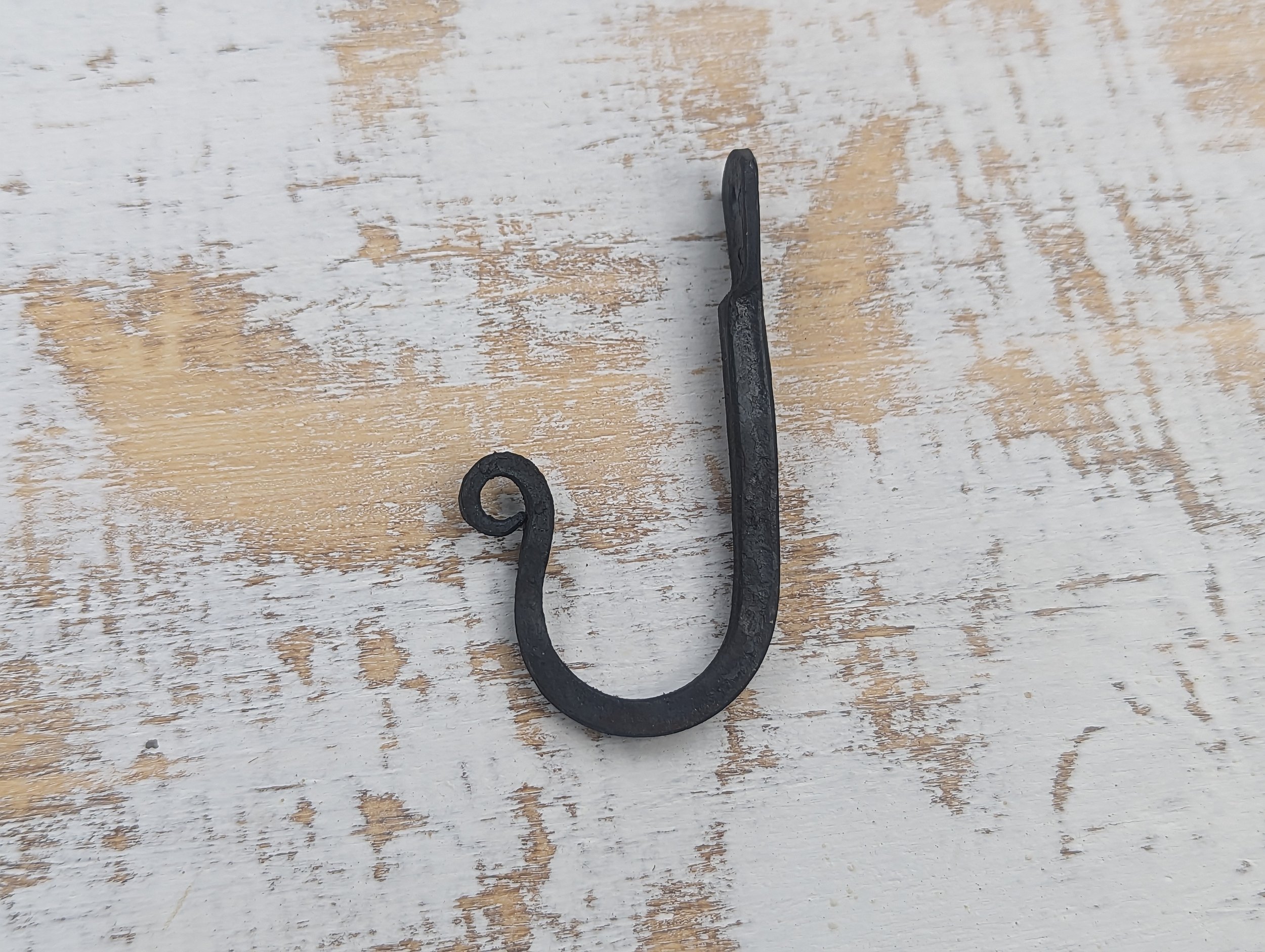 Forged Mantle-Hooks (pair) — Liberty Bell Craftwerks
