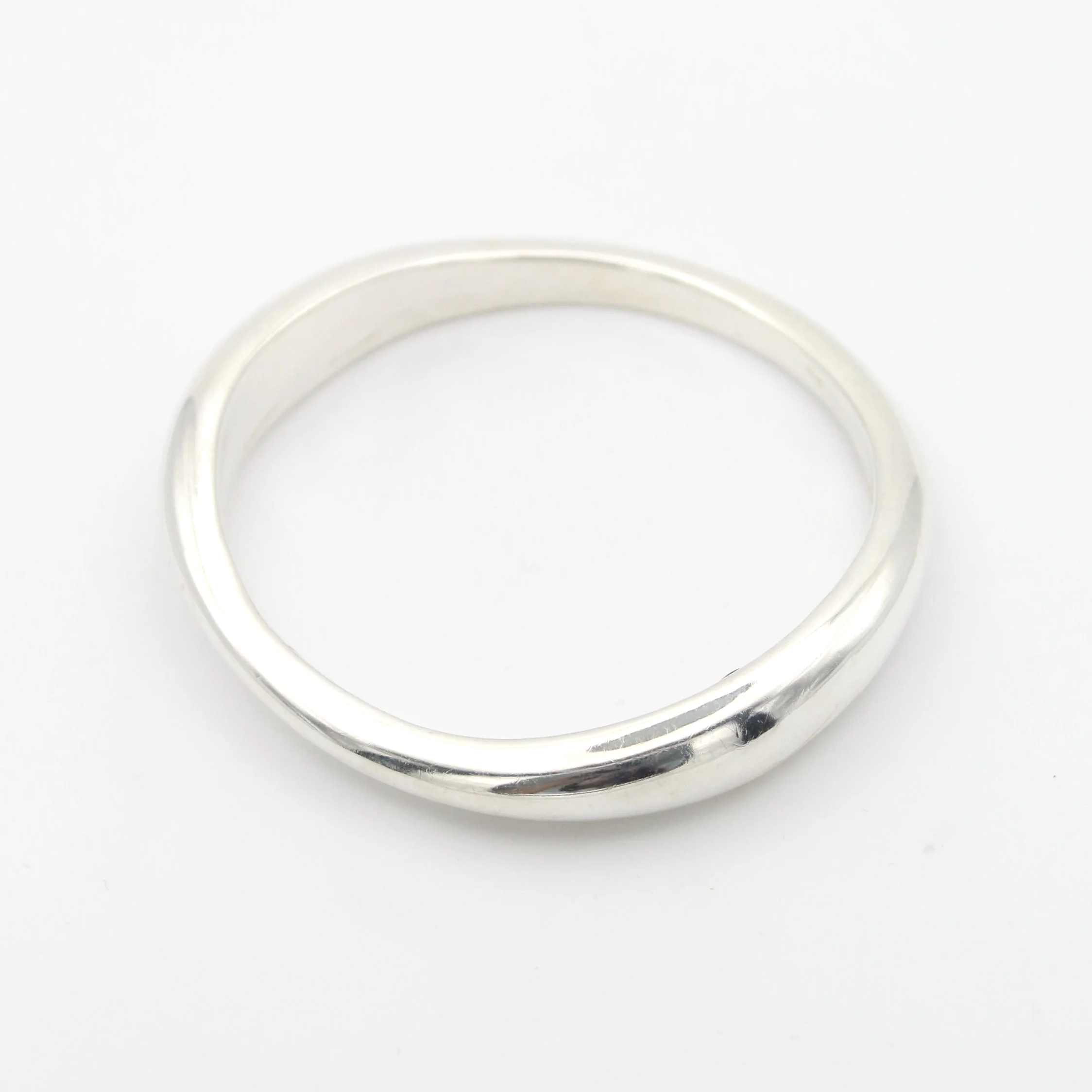 Vintage Silver Tapered Bangle