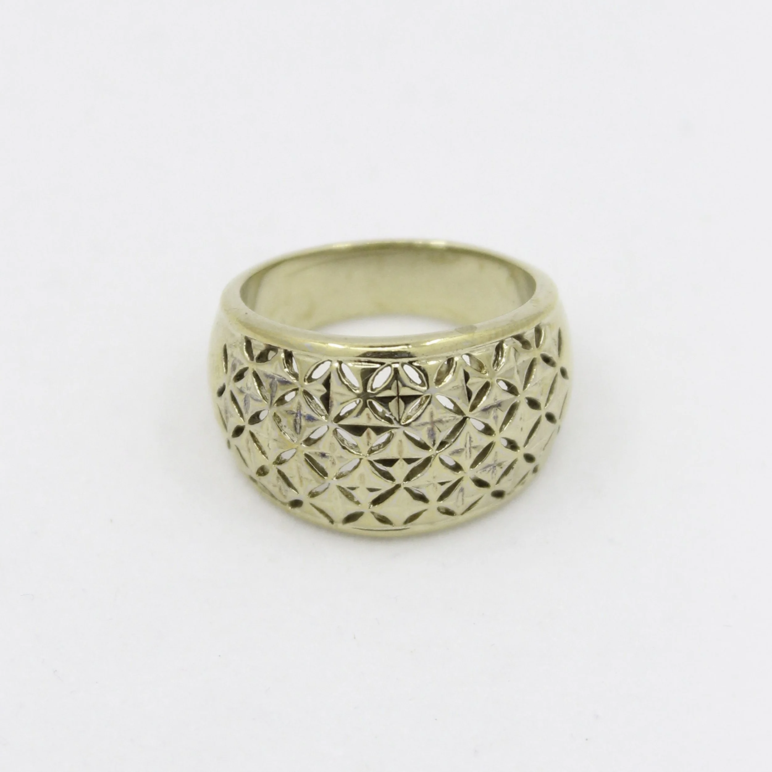 Vintage Gold Vermeil Openwork Band