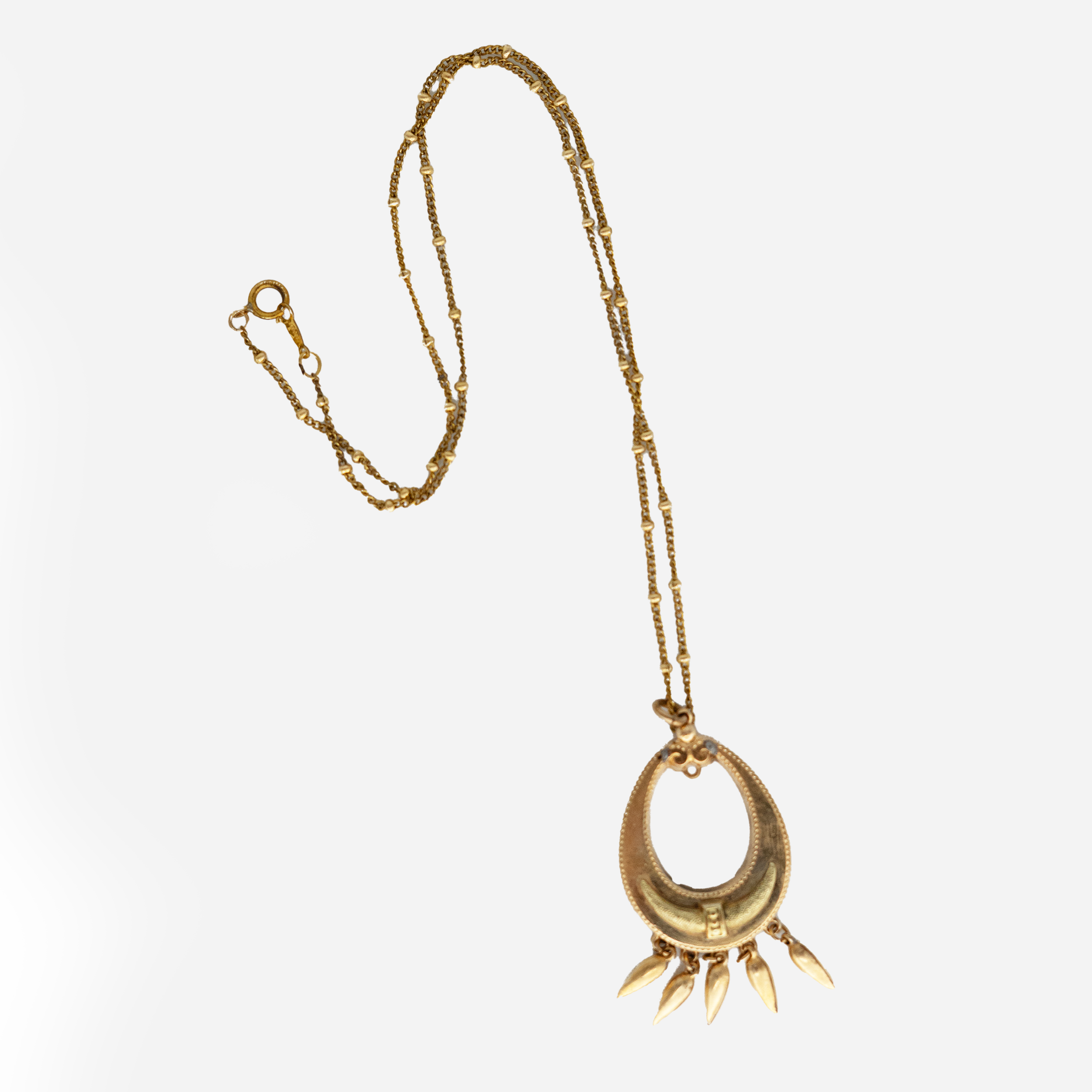 Vintage Gold-Filled Pendant Necklace