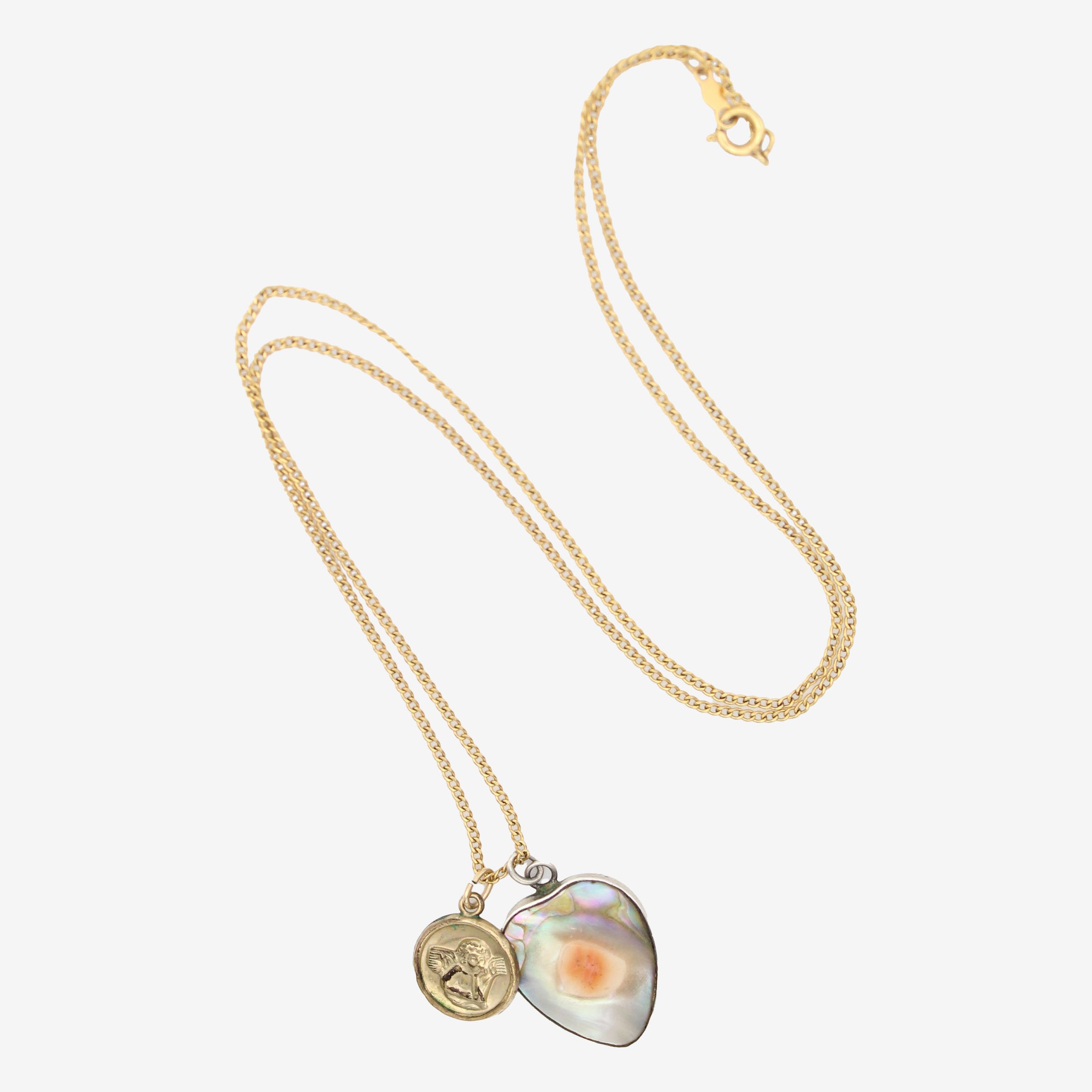 Reworked Gold-Filled Charm Necklace